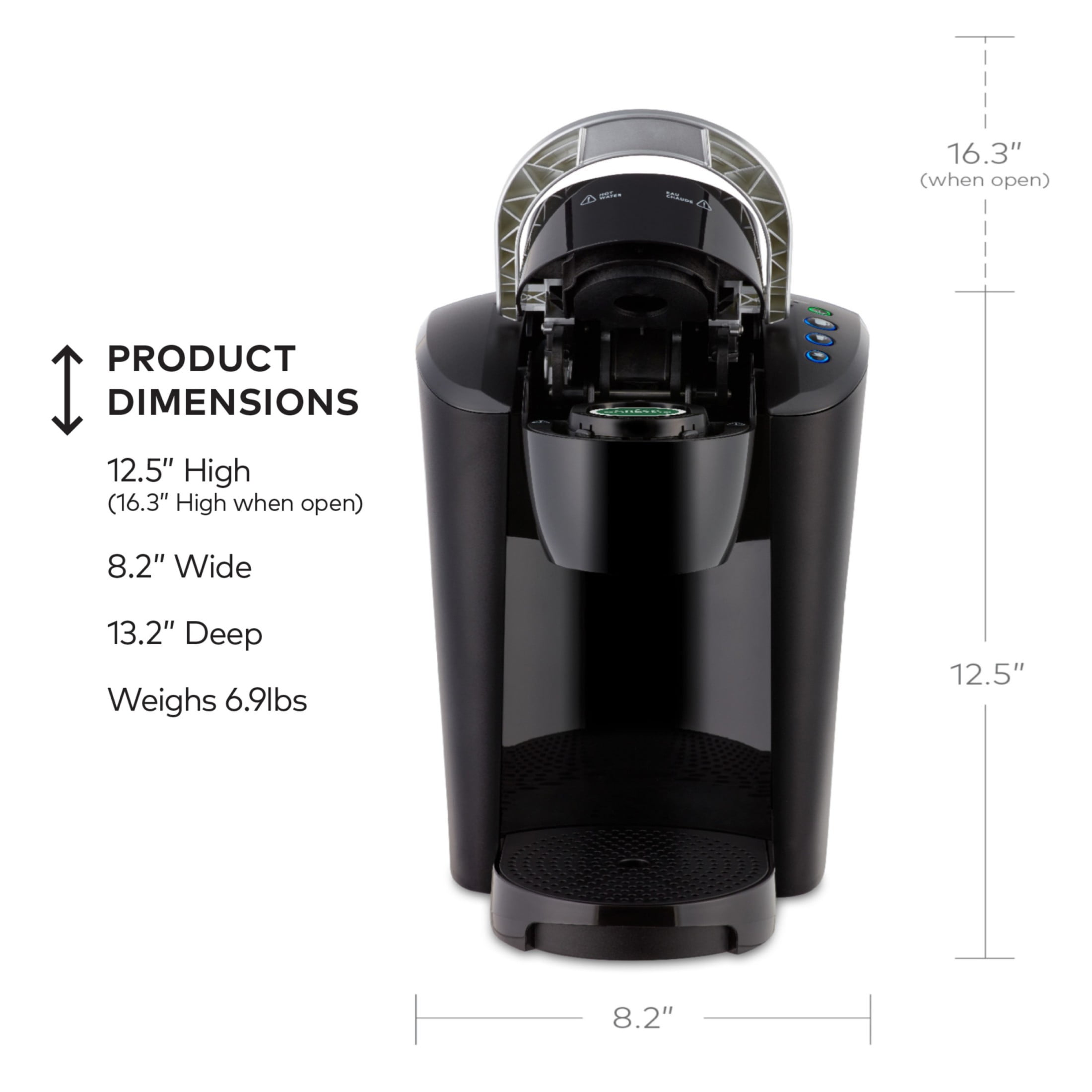 Keurig K-Compact Black Single-Serve K-Cup Pod Coffee Maker - Image 10