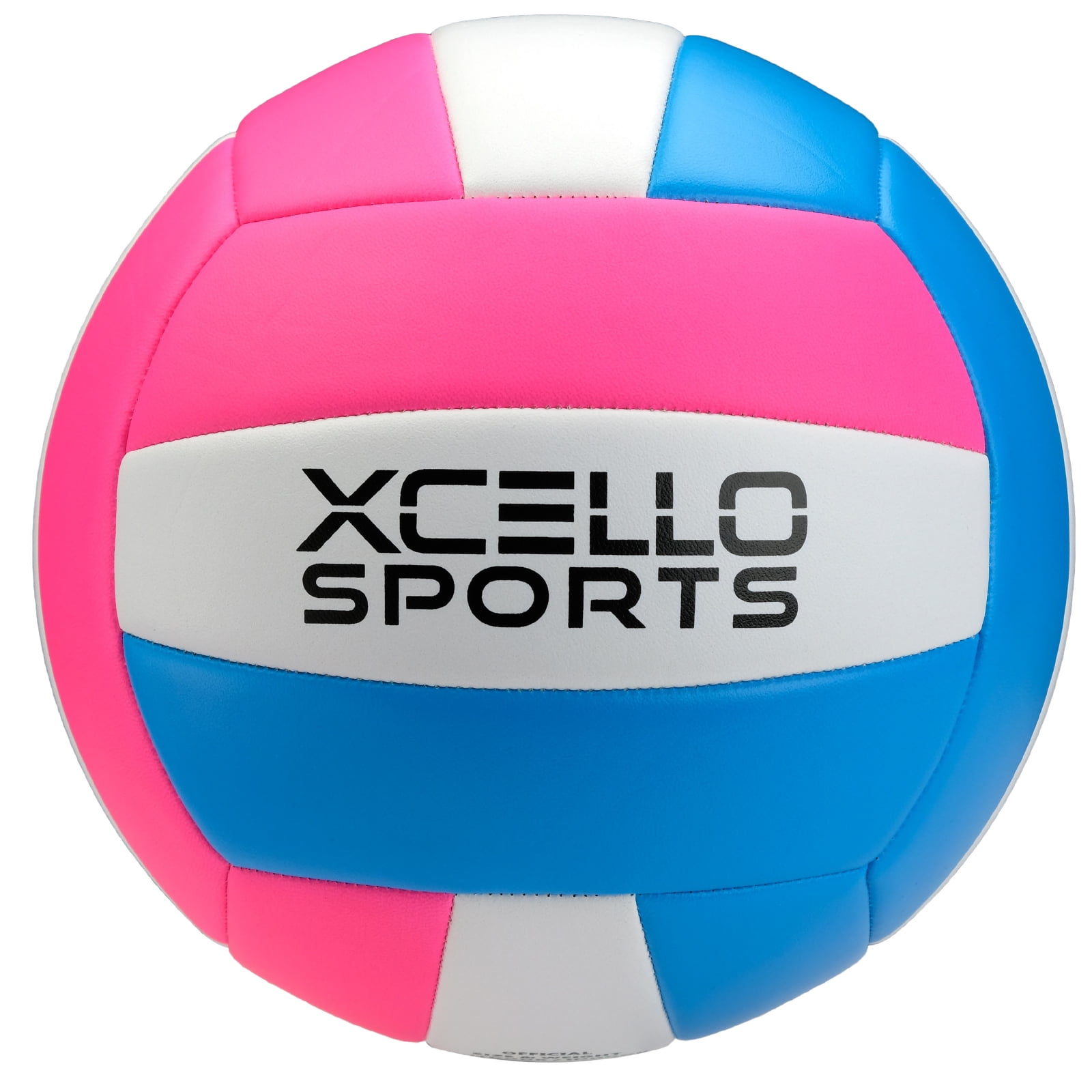 Xcello Sports Youth Volleyball Assorted Graphics with Pump, Official Size and Weight, Blue/Pink, Blue/Silver (Pack of 6) - Image 5