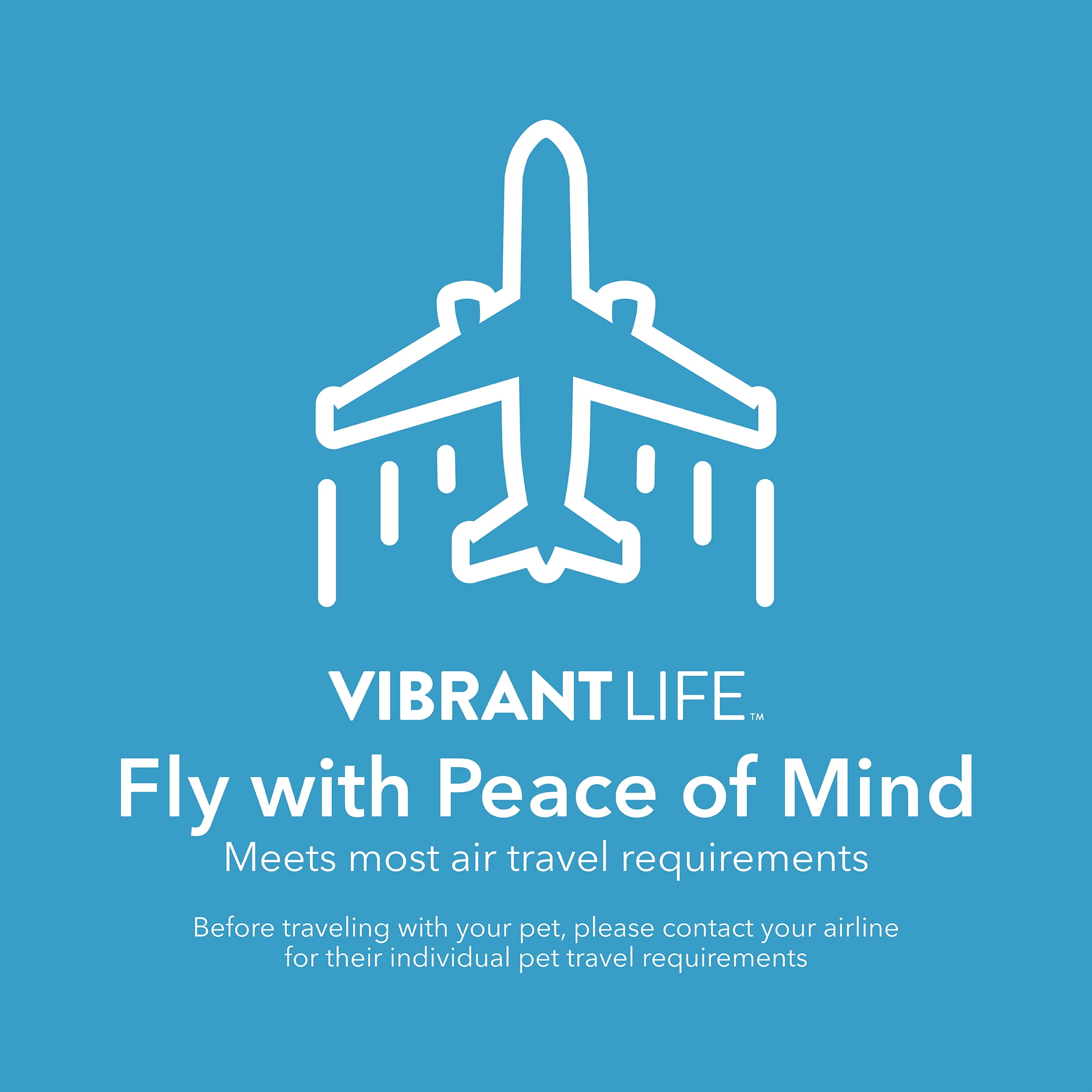 Vibrant Life Pet Portable Kennel for Dogs, Hard-Sided Travel Carrier, Durable, Metal Door, Black & Grey, For Pets 15-25 lbs, 26.2" L x 18.6" W x 16.5" H - Image 7