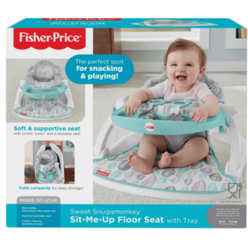 Fisher-Price Sit Me Up Floor Seat, SnugaMonkey - Image 3