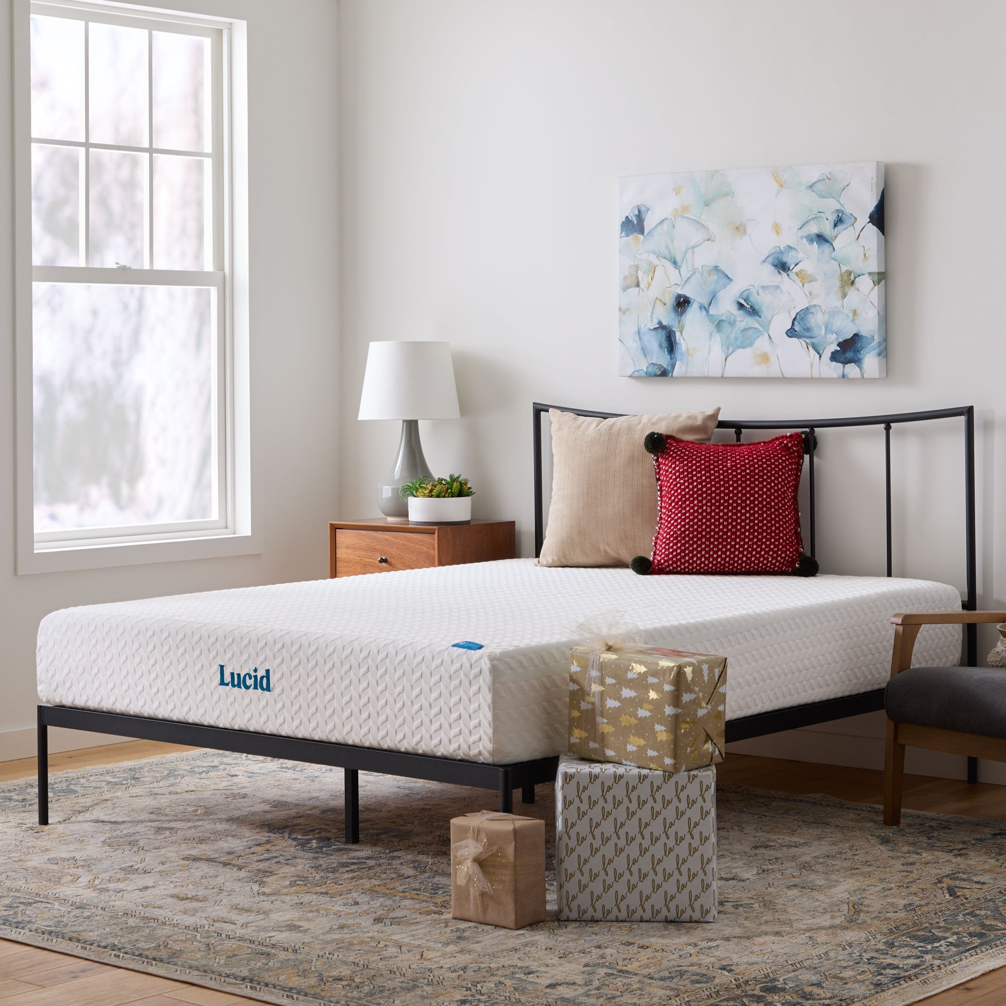 Lucid Bliss Queen Tight Top 10" Plush Memory Foam Mattress with Gel Infusion and Ventilation - Image 12