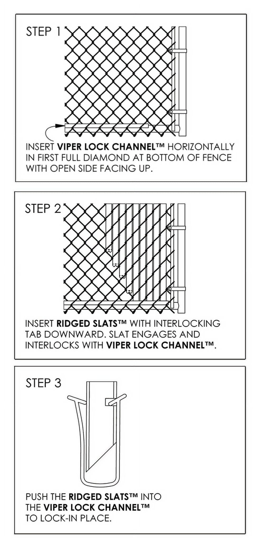 Green 4ft Ridged Slat for Chain Link Fence - Image 4