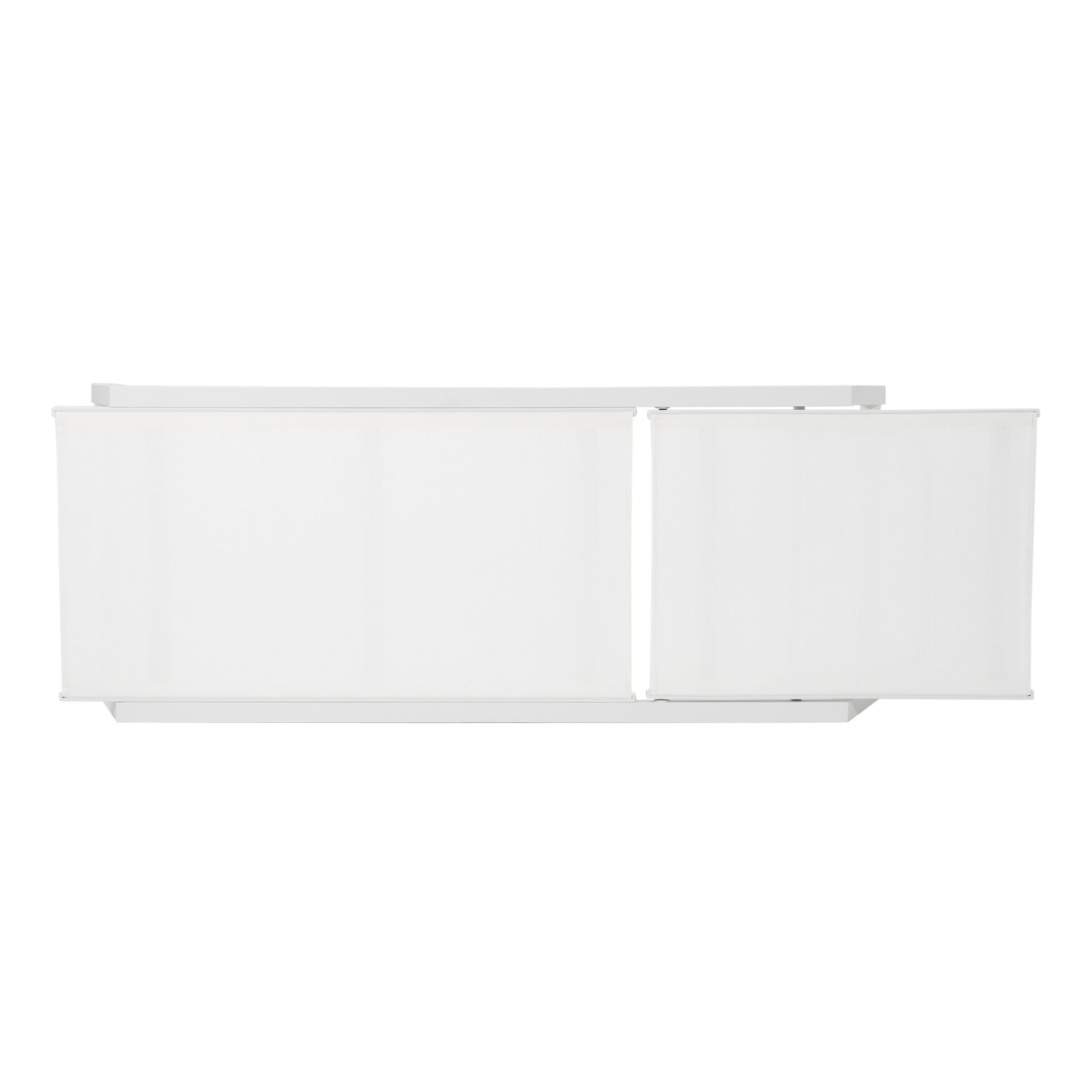 Monica Outdoor Aluminum Chaise Lounge, White - Image 7