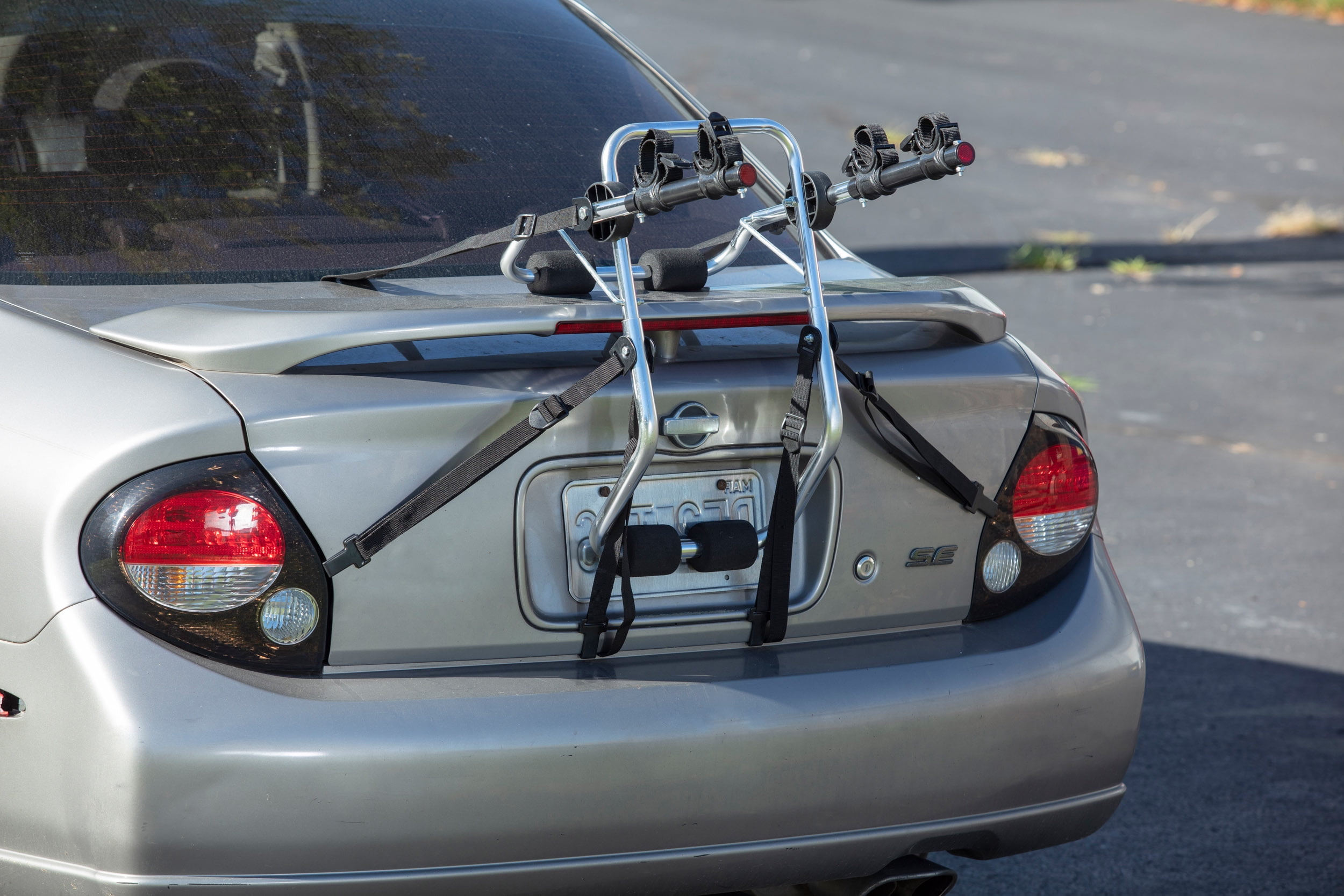 Hyper Tough Lightweight 70lbs, Trunk-Mounted Aluminum 2-Bike Carrier for Cars/SUV/Trunk 10104052 - Image 3