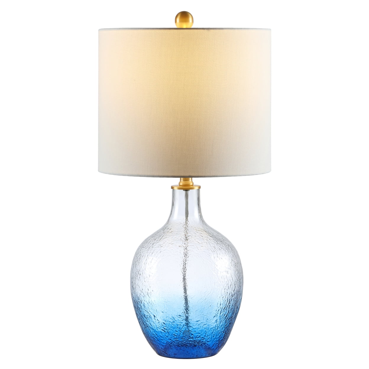 Safavieh Merla 23.75 in. Glass Table Lamp, Ombre Blue - Image 2