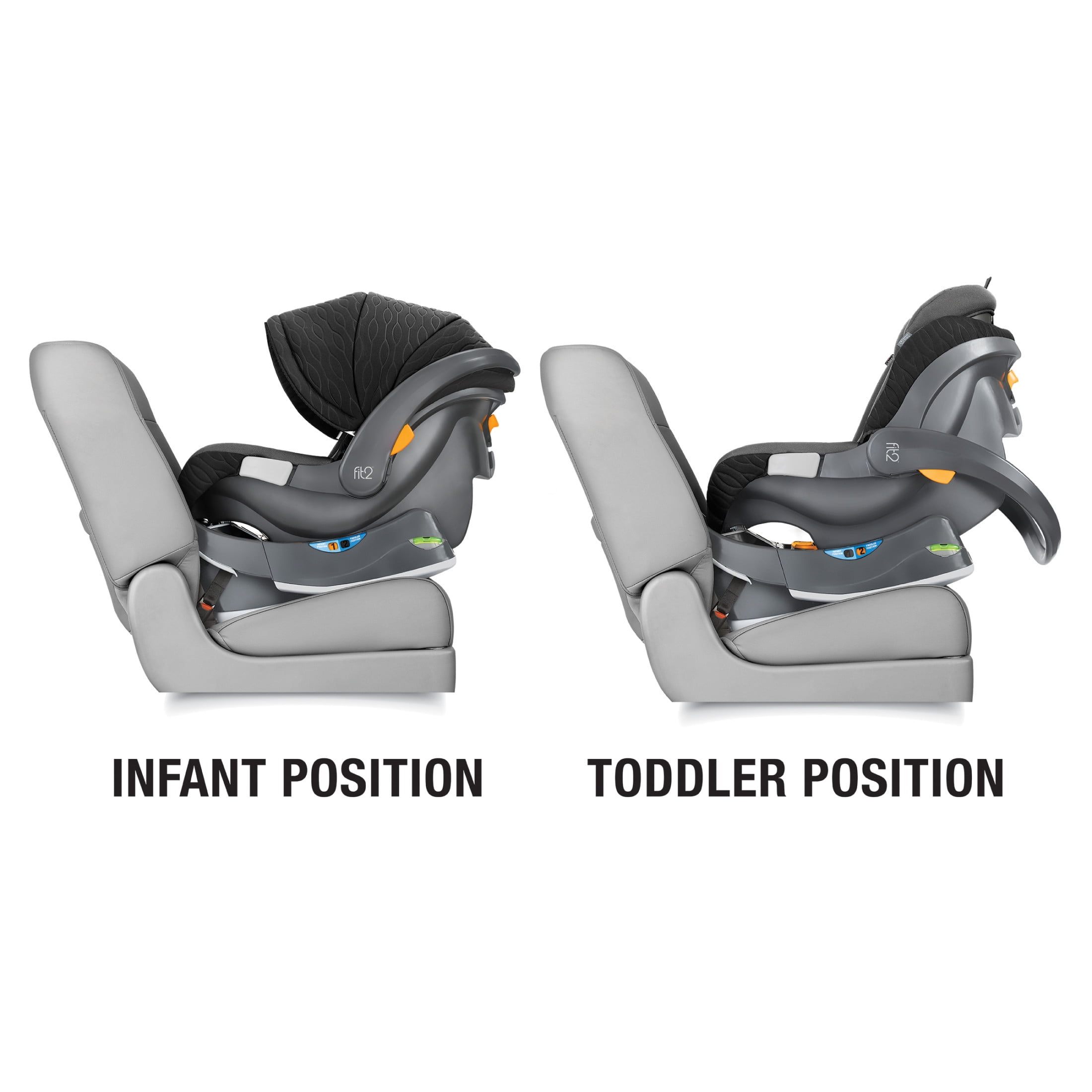 Chicco Fit2 35 lbs Infant & Toddler Car Seat - Cienna (Black/Tan), New - Image 5
