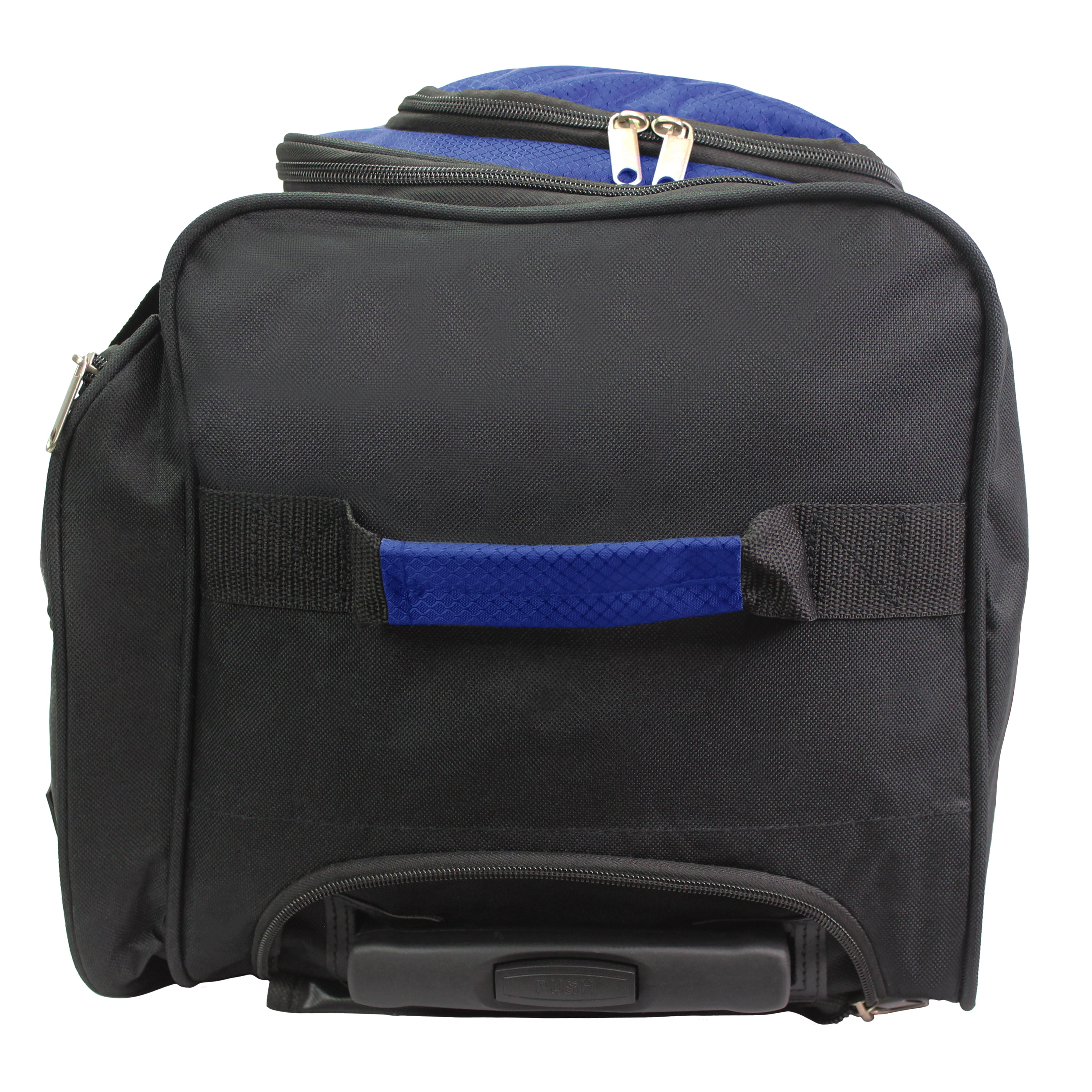 Dejuno 20-inch Carry-On Rolling Duffle Bag - Blue - Image 7