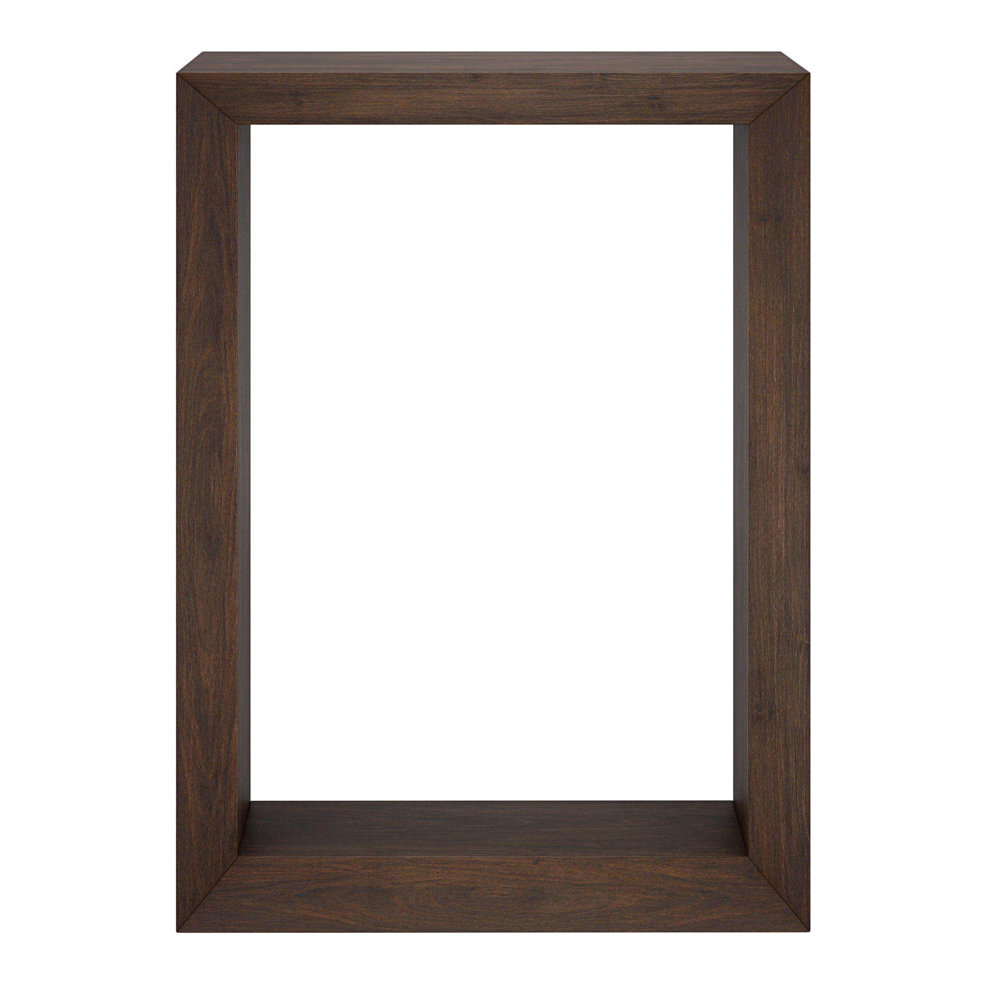 Evelyn&Zoe Modern Farmhouse 22" Wide Alder Brown Console Table - Image 5