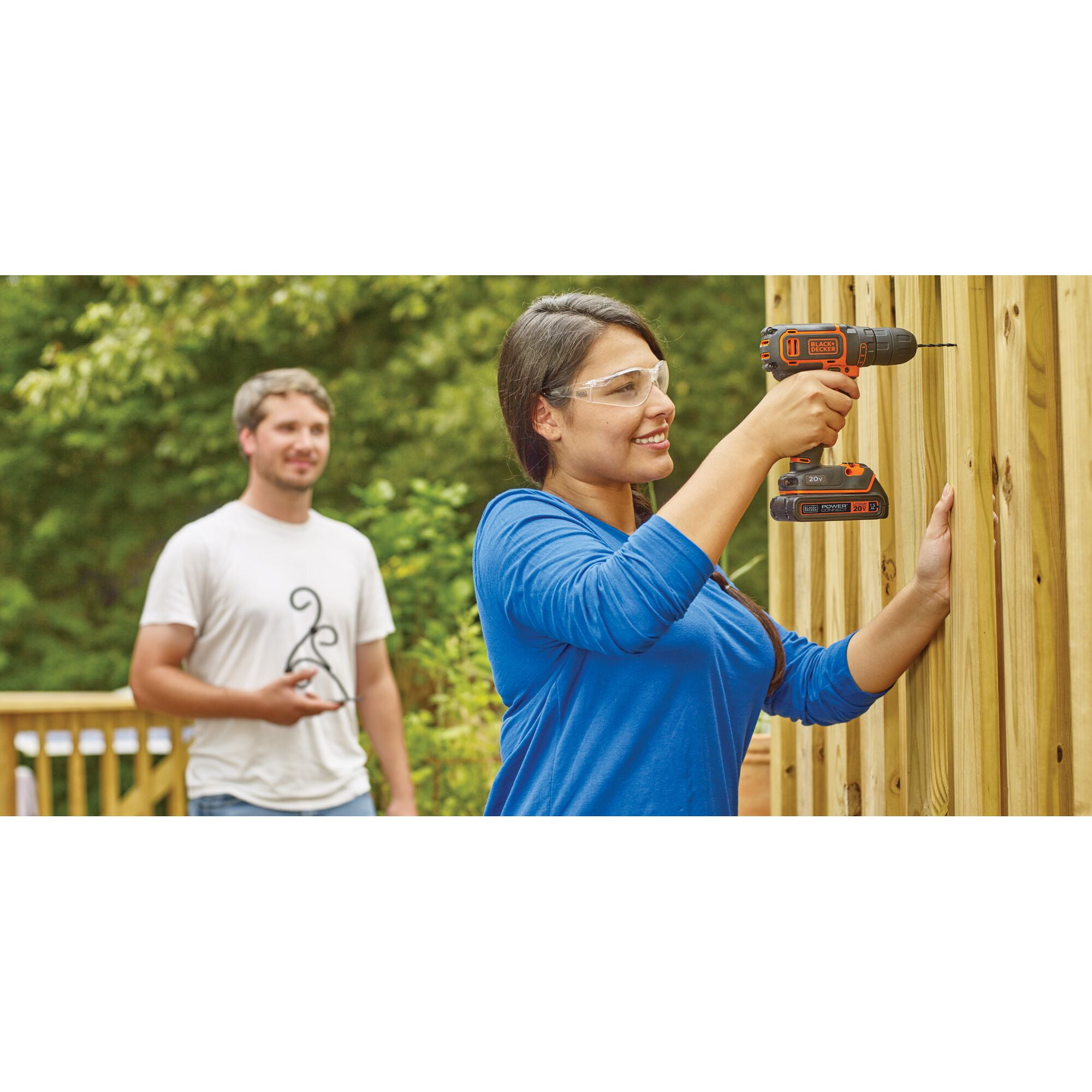 BLACK+DECKER 20V Cordless 3/8 in Drill Driver, 1.5Ah, Battery and Charger Included - Image 2