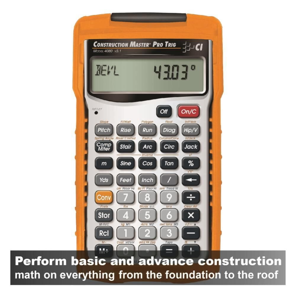 Calculated Industries Cm Pro Trig Construction Math Calculator - Image 6
