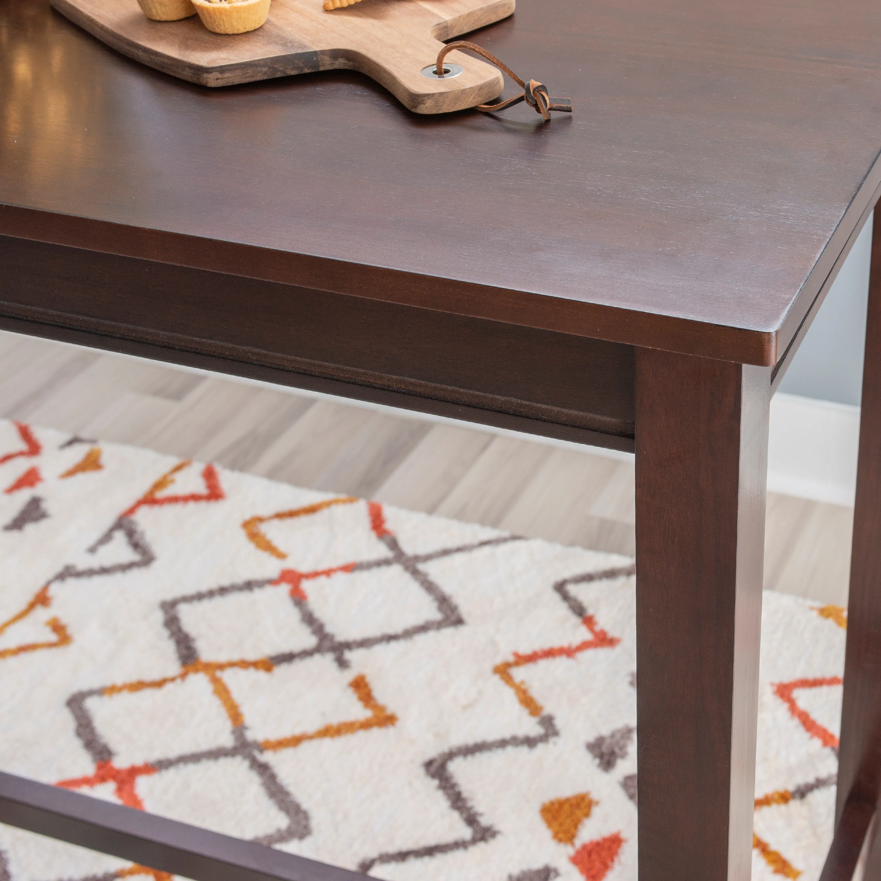 Linon Cessford Bar Height Pub Table, 42" Tall, Espresso - Image 8