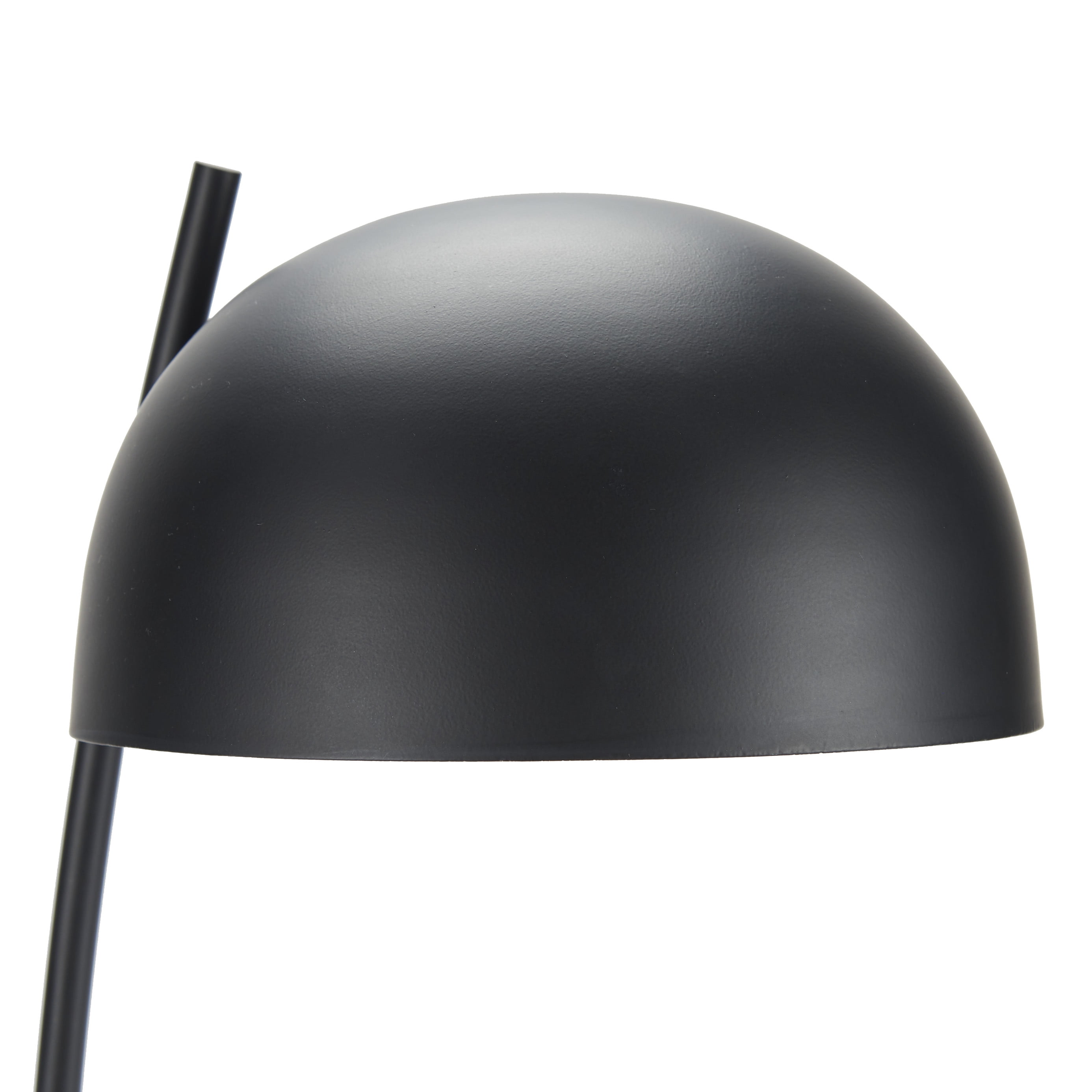 Nourison 21" Black Iron Arched LED Desk Lamp, Modern, Traditional, Basic, Reading Lamp, Office, Dorm, Desk, Bedroom, Living Room - Image 5