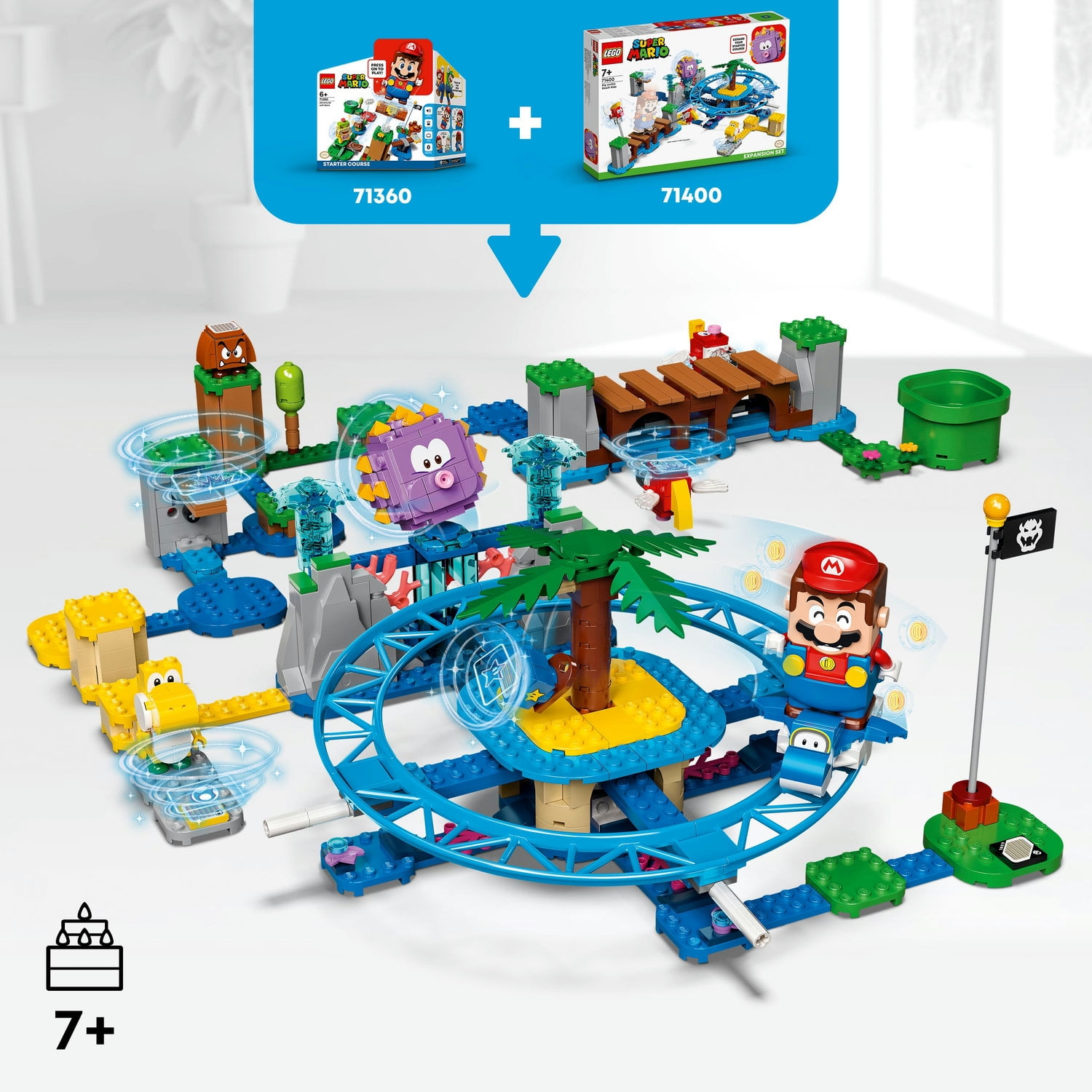 LEGO Super Mario Big Urchin Beach Ride Expansion 71400 - Image 6
