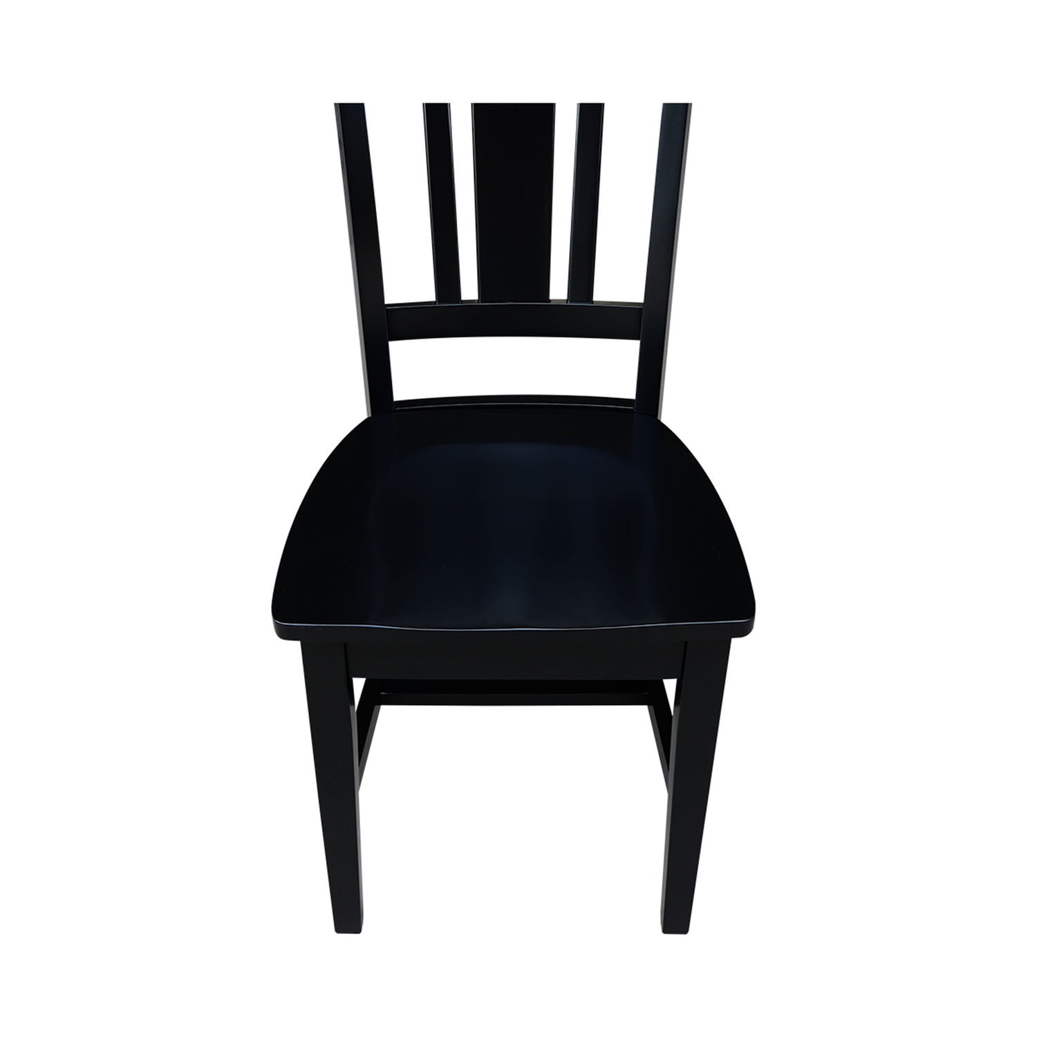 International Concepts San Remo Splatback Dining Chair in Black (set of 2) - Image 5