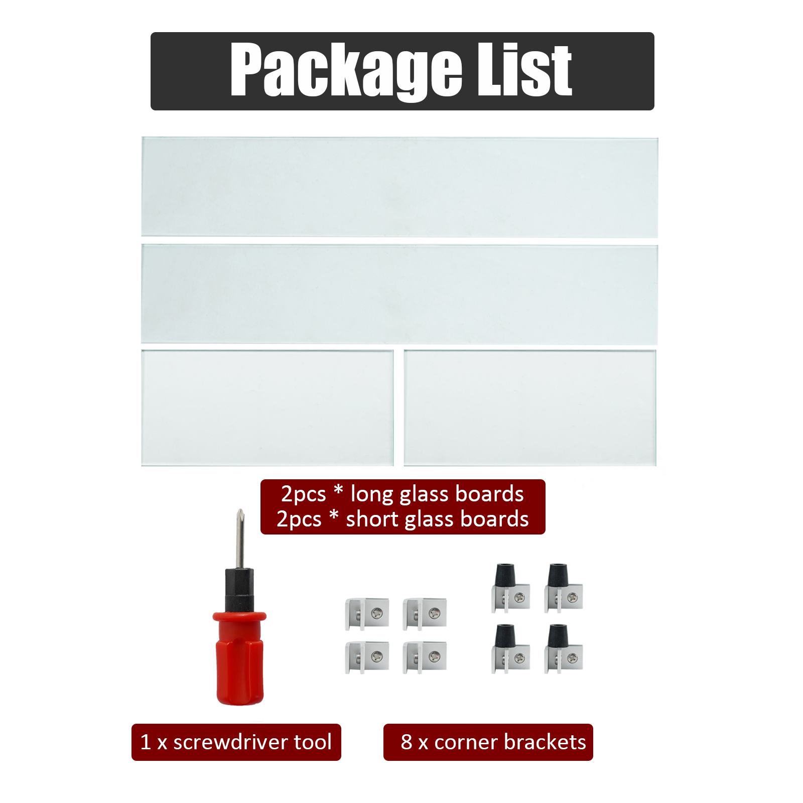 P PBAUTOS Rectangle Fire Pit Glass Wind Guard, 29"*13"*6" with 5/16" Thickened Tempered Glass for Outdoor Fire Pits Pan / Table - Image 5