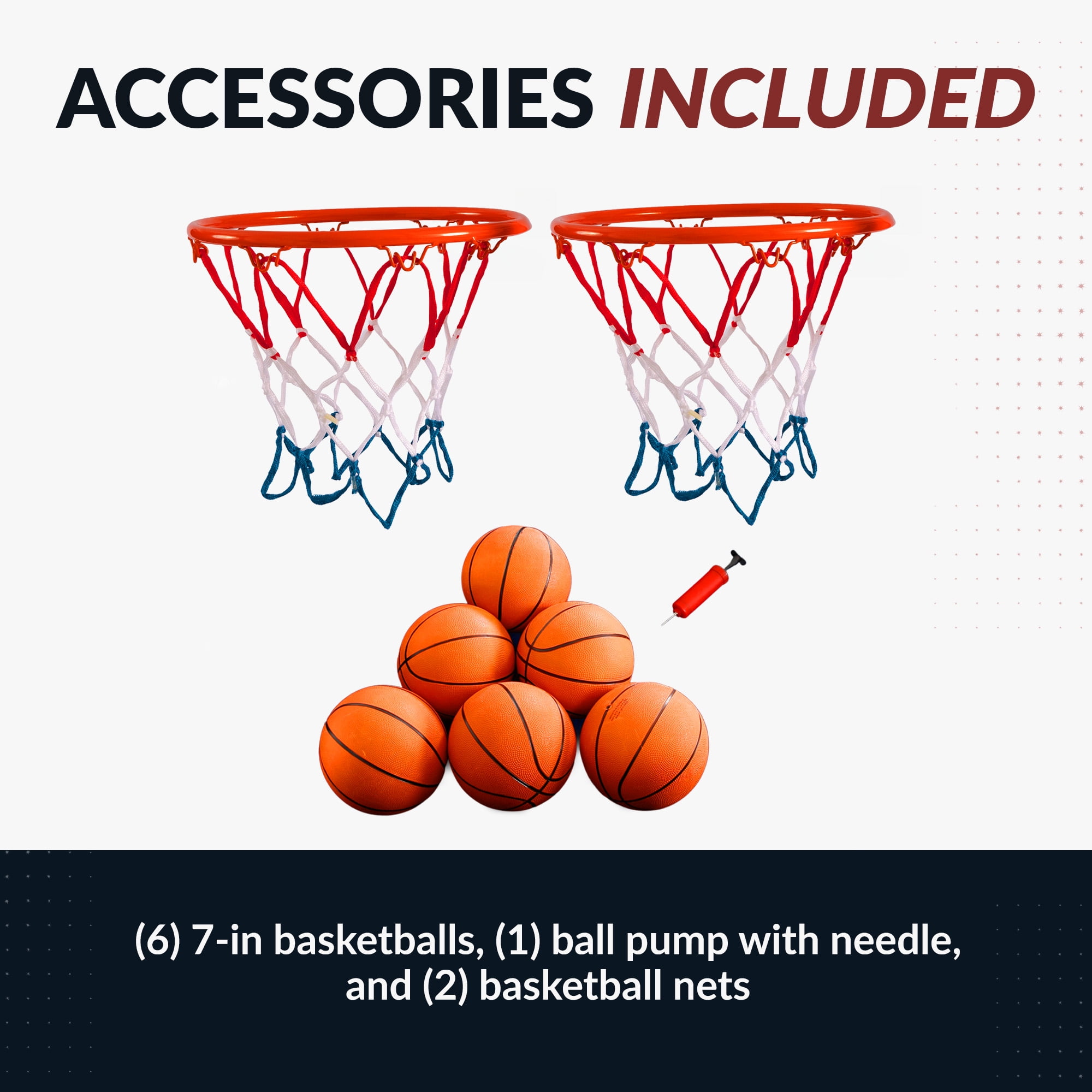 Hathaway Hoops Dual Basketball Arcade Game with Electronic Digital Scoring - Image 7