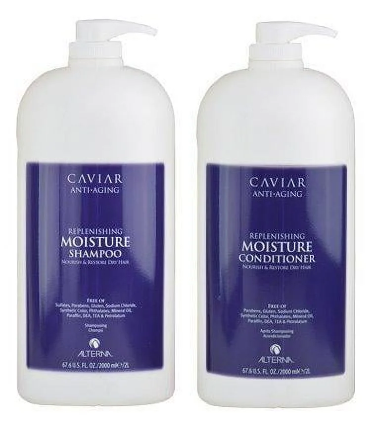 alterna caviar duo REPLENISHING MOISTURE sham poo 67.6 oz and condit ioner 67.6 oz - Image 5