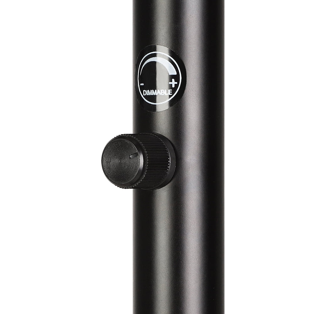 DEWENWILS Modern Arc Floor Lamps for Living Room, Dimmable Standing Lamp with Rotary Switch for Bedroom, LED Bulb Included, Adjustable Lampshade - Image 8