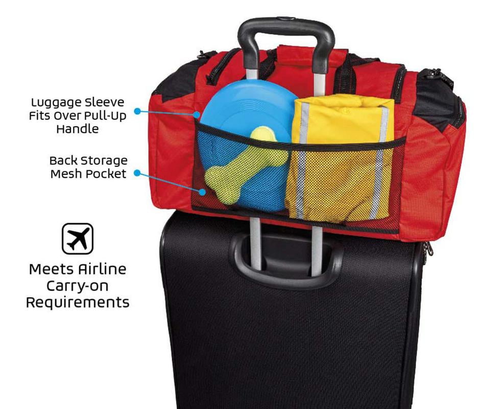 Mobile Dog Gear Ultimate Week Away Duffle, Red - Image 3