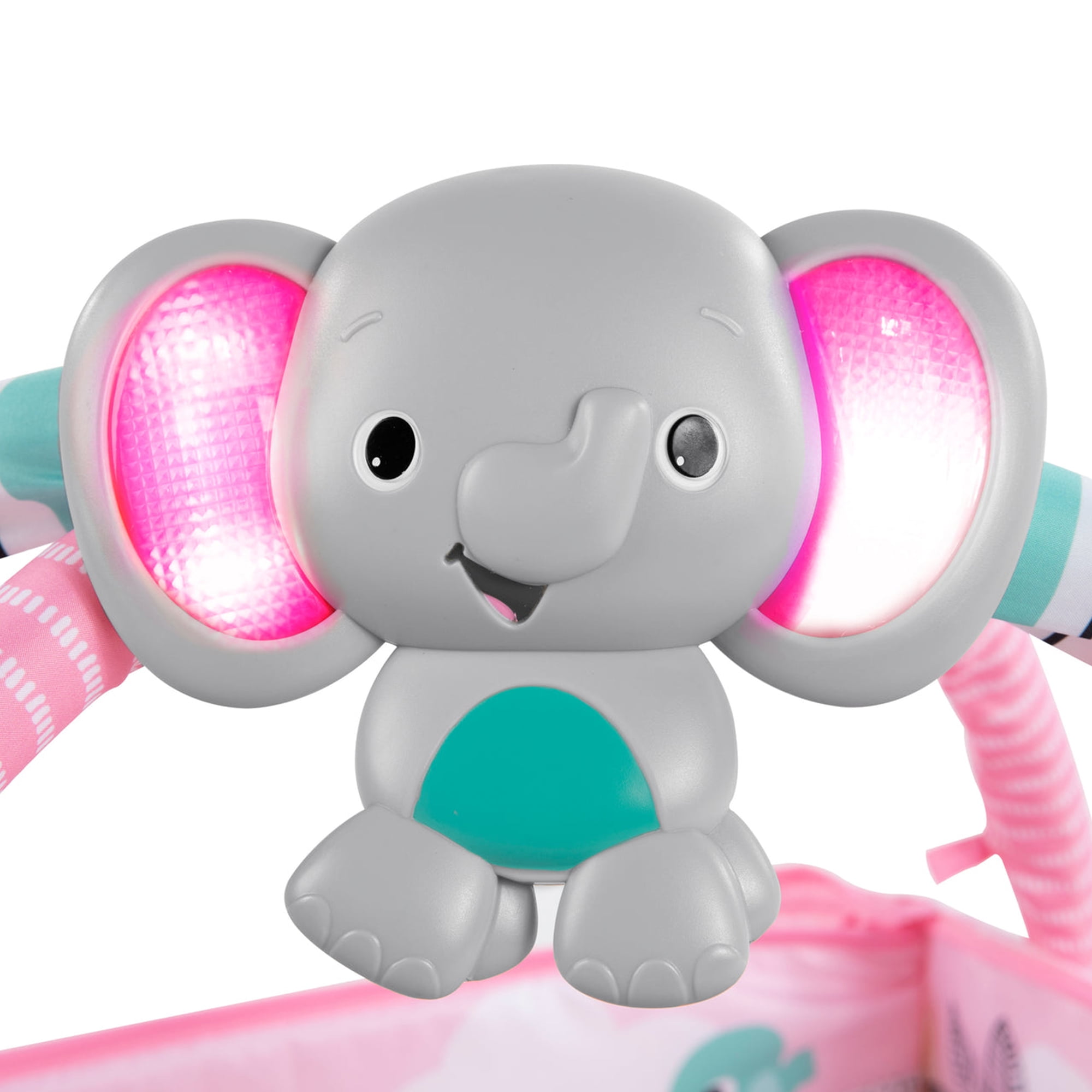 Bright Starts 5-in-1 Your Way Ball Play Baby Activity Play Gym & Ball Pit, includes 7 toys, Newborn to Toddler - Rainbow Tropics (Pink) - Image 7