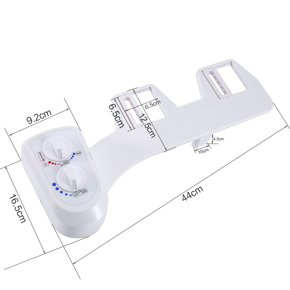OTVIAP Double Knob Self Cleaning Single Nozzle Hot Cold Water Spray Bidet Toilet US Standard,Bidet Water Spray,Non-Electric Mechanical Bidet - Image 6