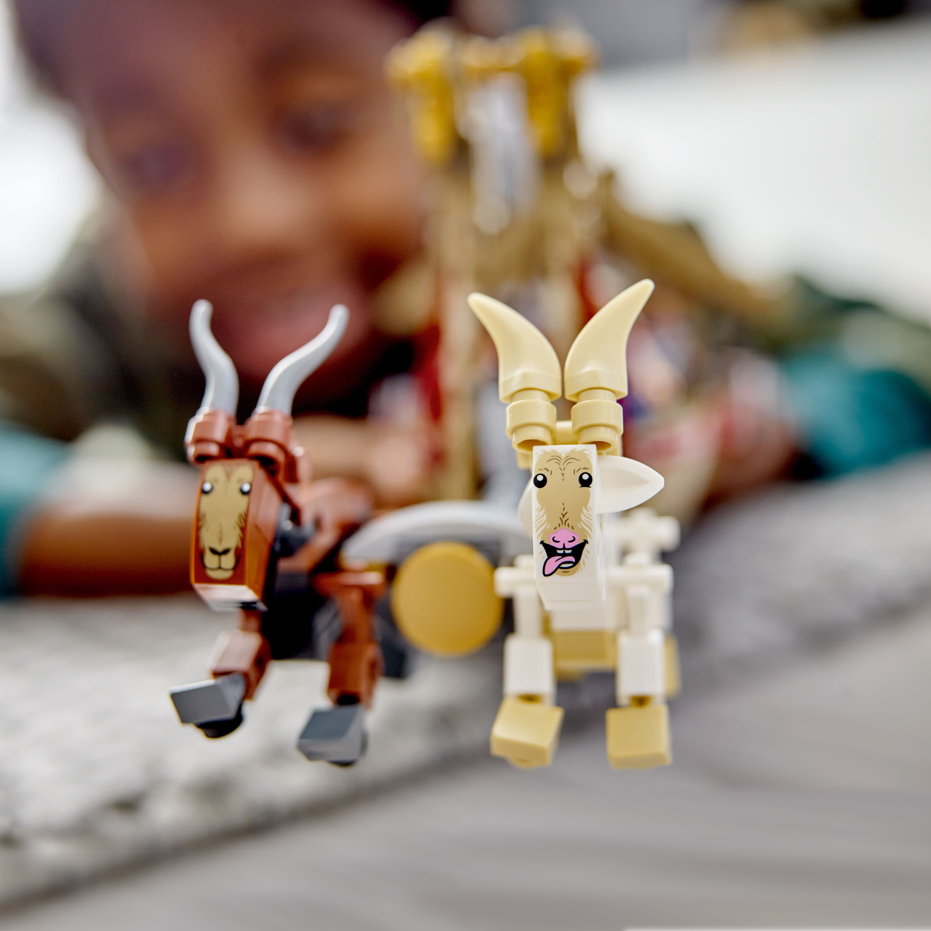 LEGO Marvel The Goat Boat 76208 Building Set - Thor Set with Toy Ship, Stormbreaker, and Movie Inspired Thor, Korg, and Valkyrie Minifigures, Avengers Gifts for Kids, Boys, and Girls Ages 8+ - Image 3