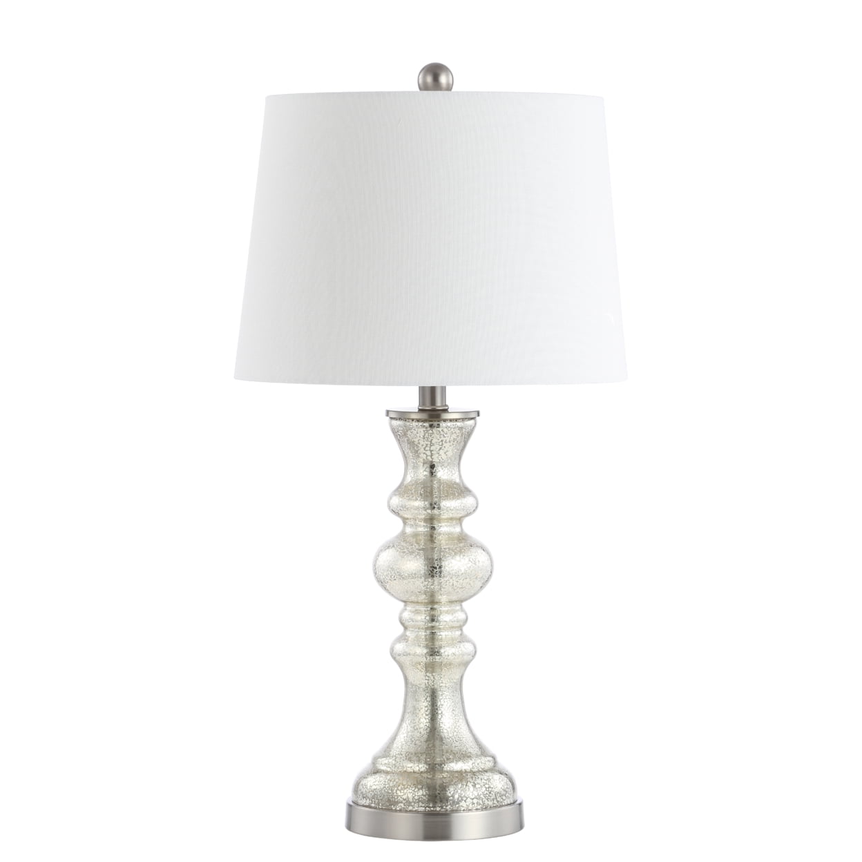 SAFAVIEH Ephraim Antique 28.5 in. H Table Lamp, Grey, Set of 2 - Image 4