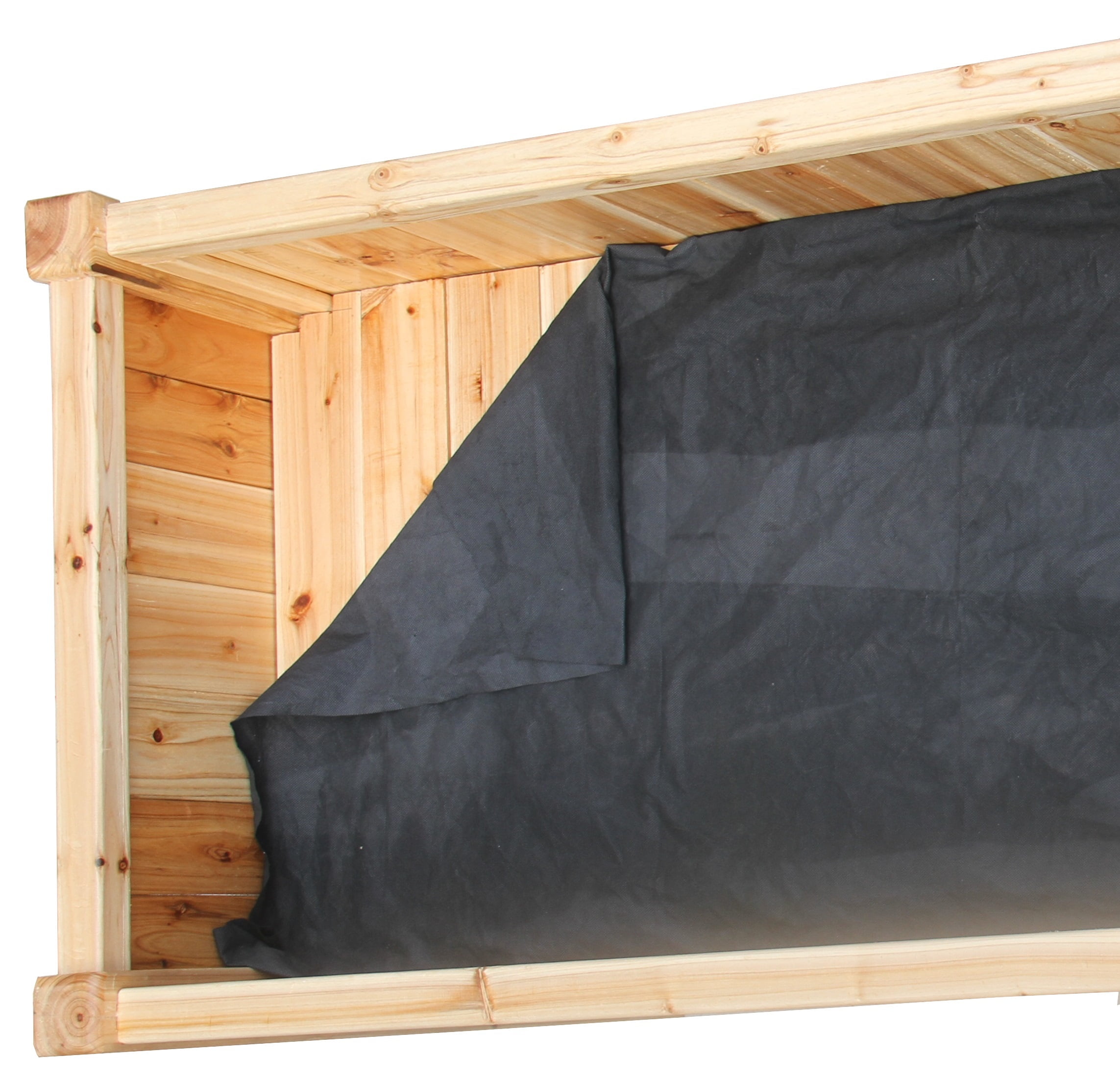 Timber Valley Cedar Wood Elevated Garden Bed Raised Planter with Thick Legs - Image 6