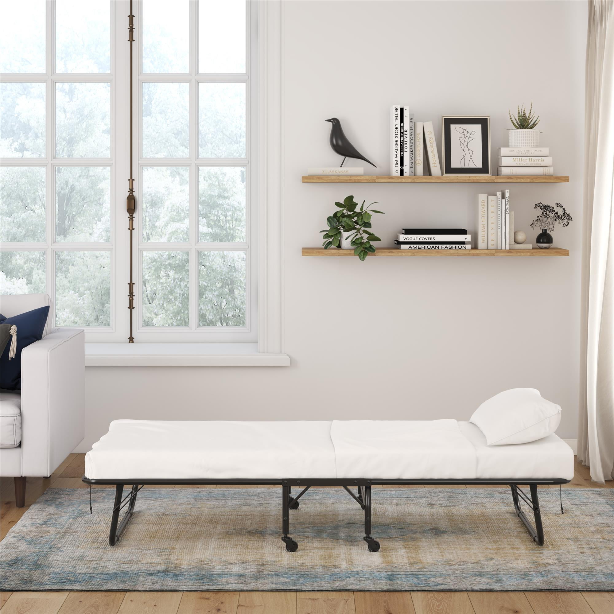 DHP Folding Rollaway Guest Bed with 5" Mattress, Twin - Image 9