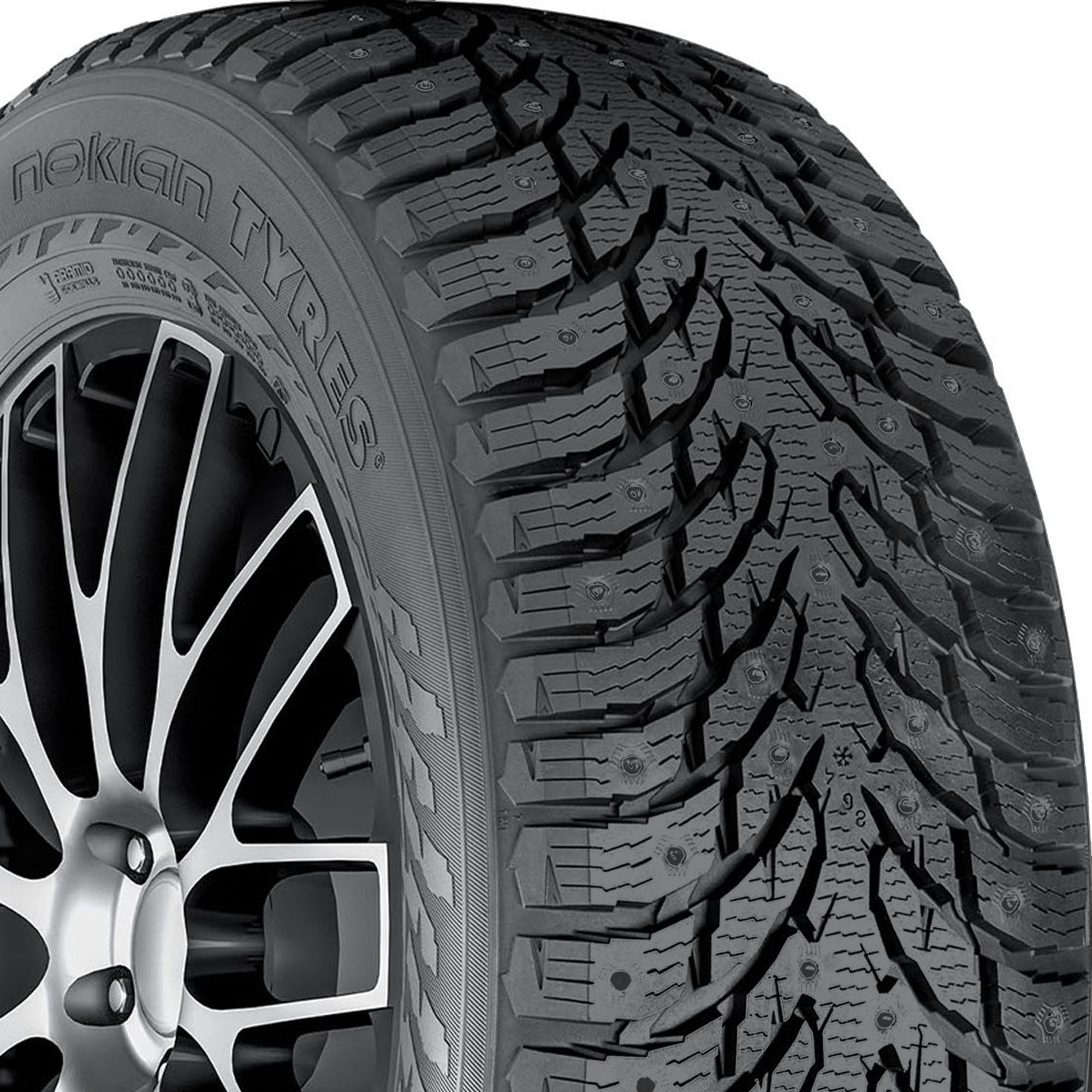 Nokian Hakkapeliitta 9 SUV Studded Winter 235/55R19 105T XL SUV/Crossover Tire - Image 2