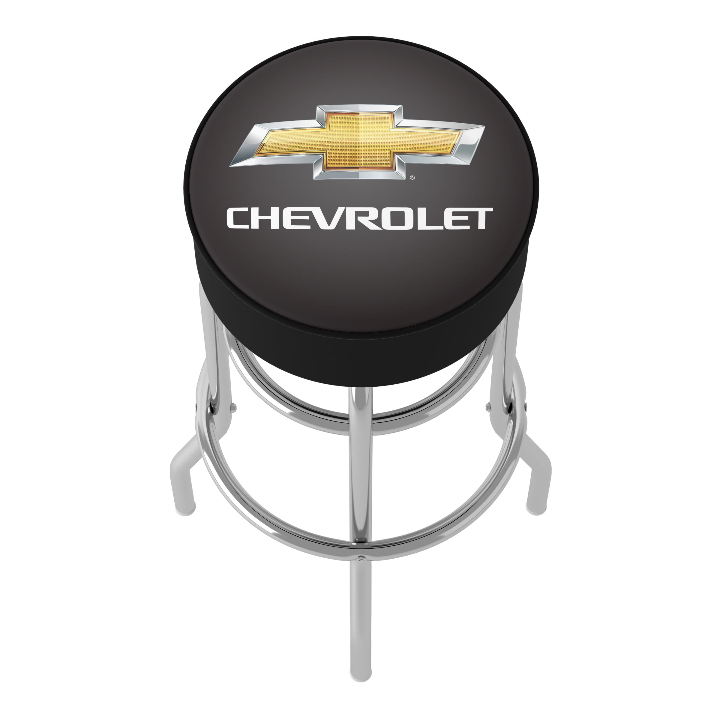 chevrolet padded swivel bar stool - Image 2