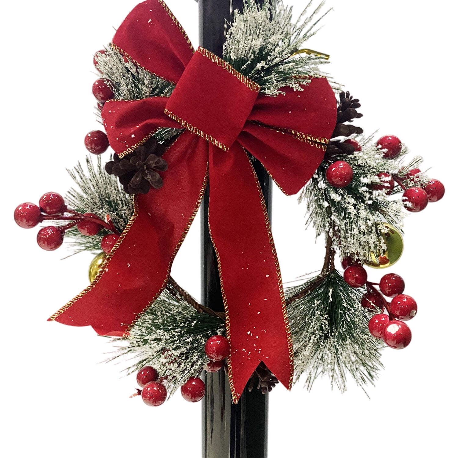 Fraser Hill Farm 5.9 ft Musical Snowy Christmas Street Lamp in Black, FSSL071A-BLK2 - Image 11