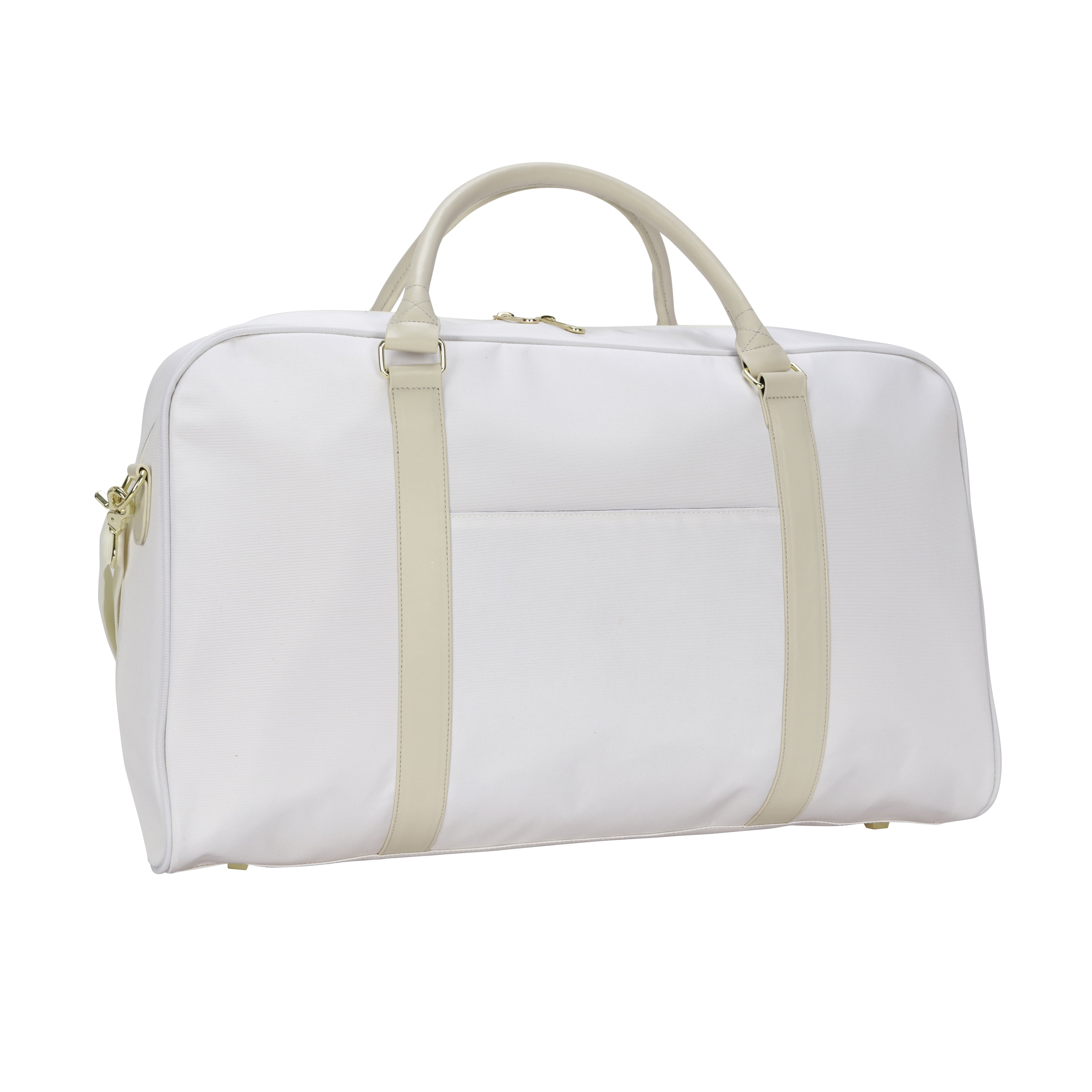(2 pack) Protégé 21-inch Travel Weekender Duffel, Cream Polyester - Image 2
