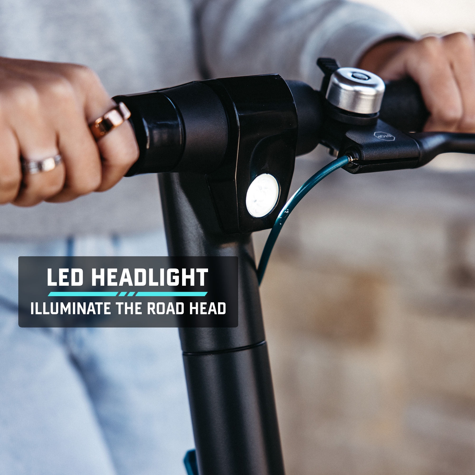 GOTRAX G3 Plus Adult Electric Scooter, 300W 10" Tires Max 18 mile Foldable Escooter for Adult, Gray - Image 6