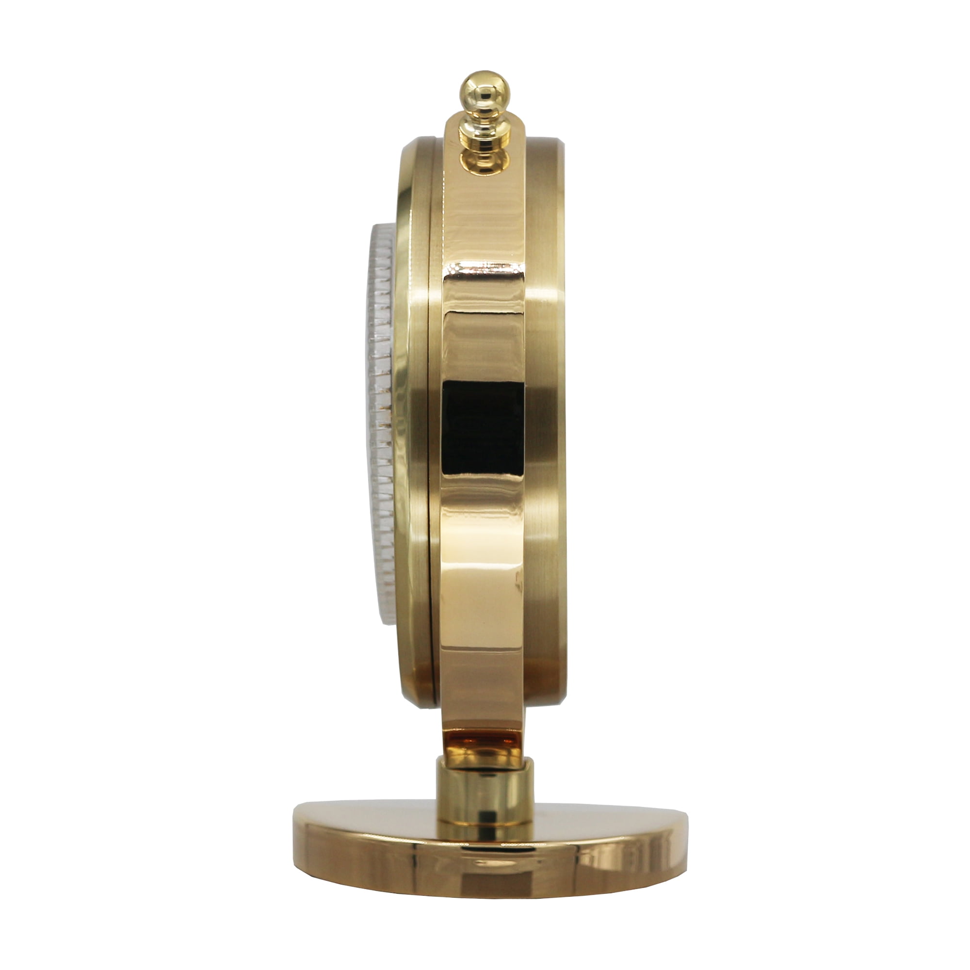 QHG106GLH Desk & Table Clock, Golden - Image 7