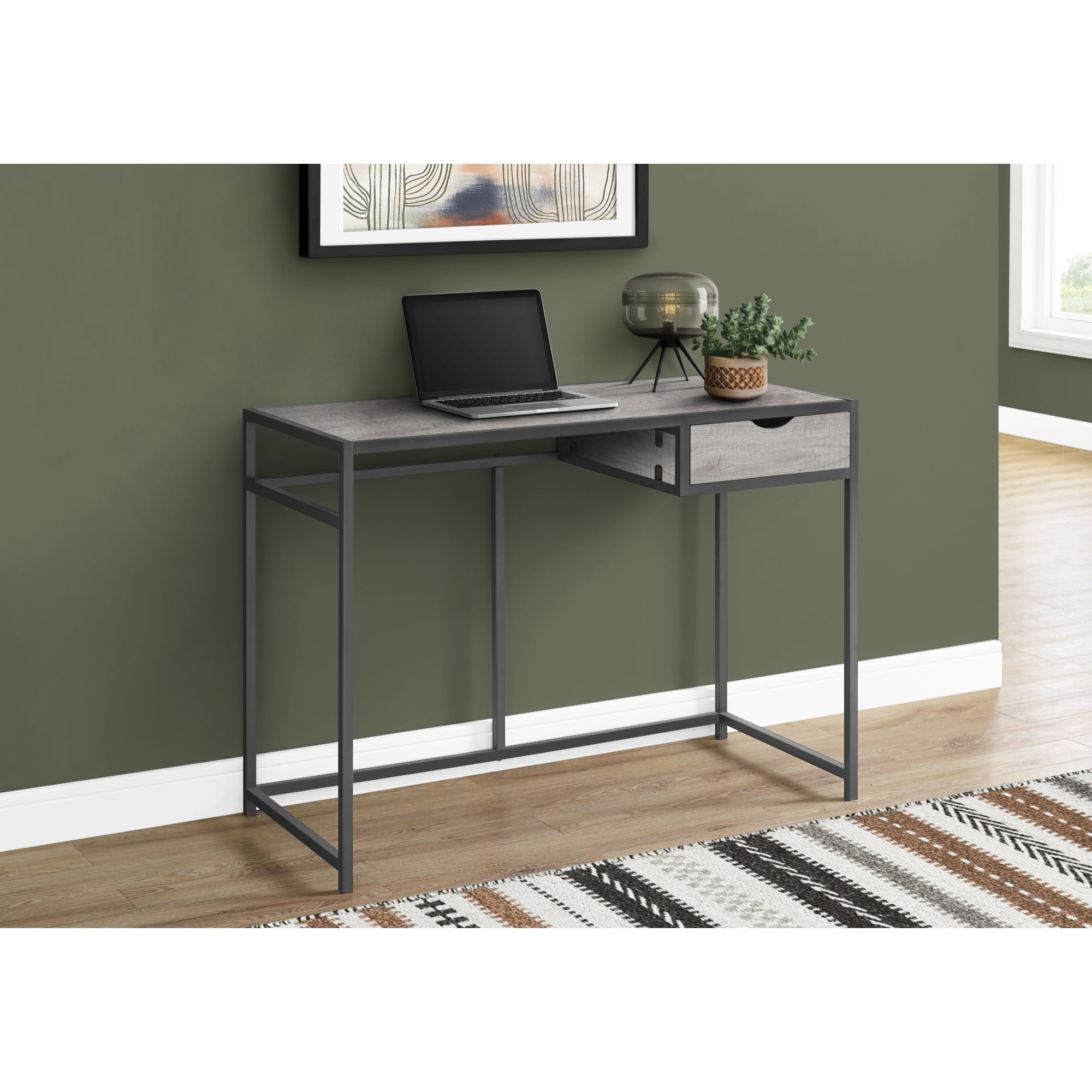 Monarch Specialties Computer Desk, Home Office, Laptop, Storage Drawer, 42"L, Work, Grey Laminate - Image 6