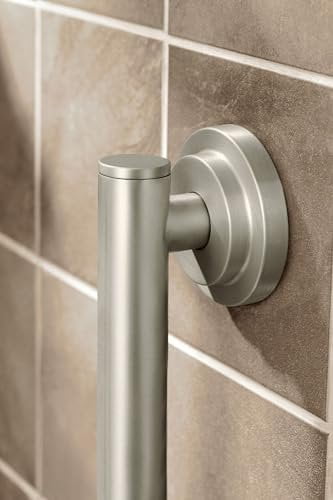 Moen Steel Handle Bathroom Grab Bar, Brushed Nickel, 24 inch - Image 6