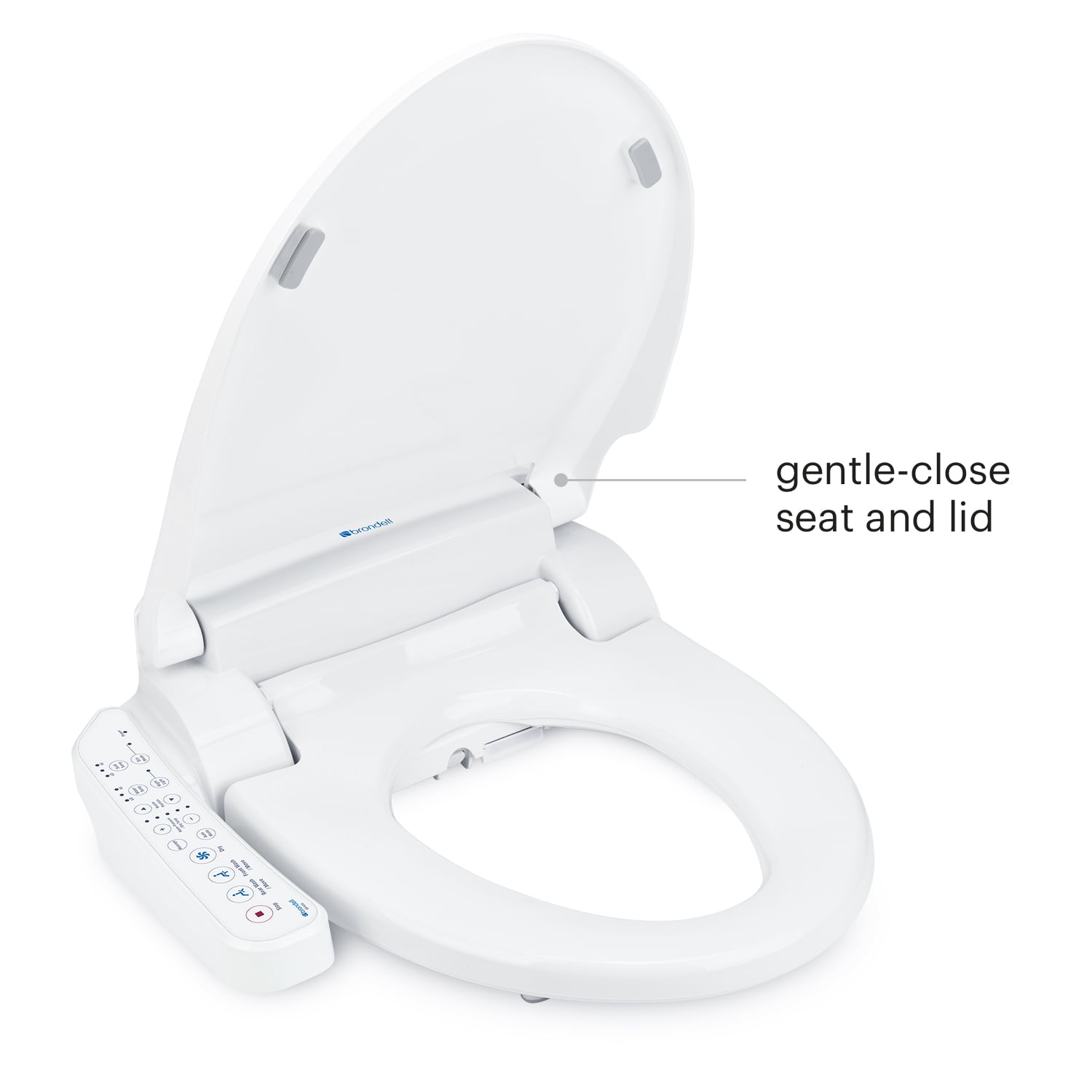 Brondell Swash SE400 Bidet Seat with Sidearm, Dryer and Stainless Steel Nozzle, Elongated White - Image 7