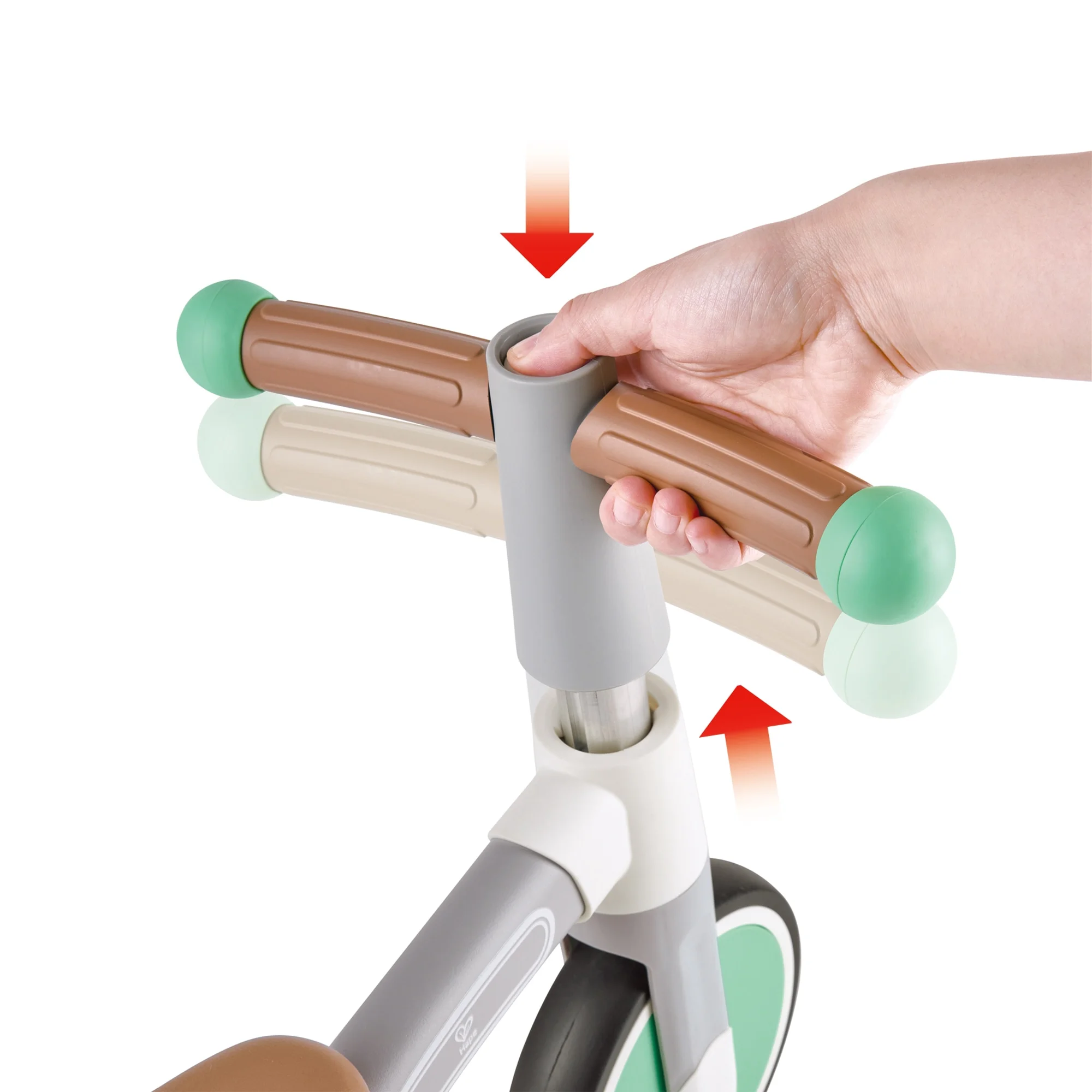 Hape: First Ride Balance Bike - Light Green - Lightweight 3 Wheeled Tricycle, Adjustable Position, Foam Wheels, Learn To Ride, Kids & Toddlers 18mo+ - Image 9