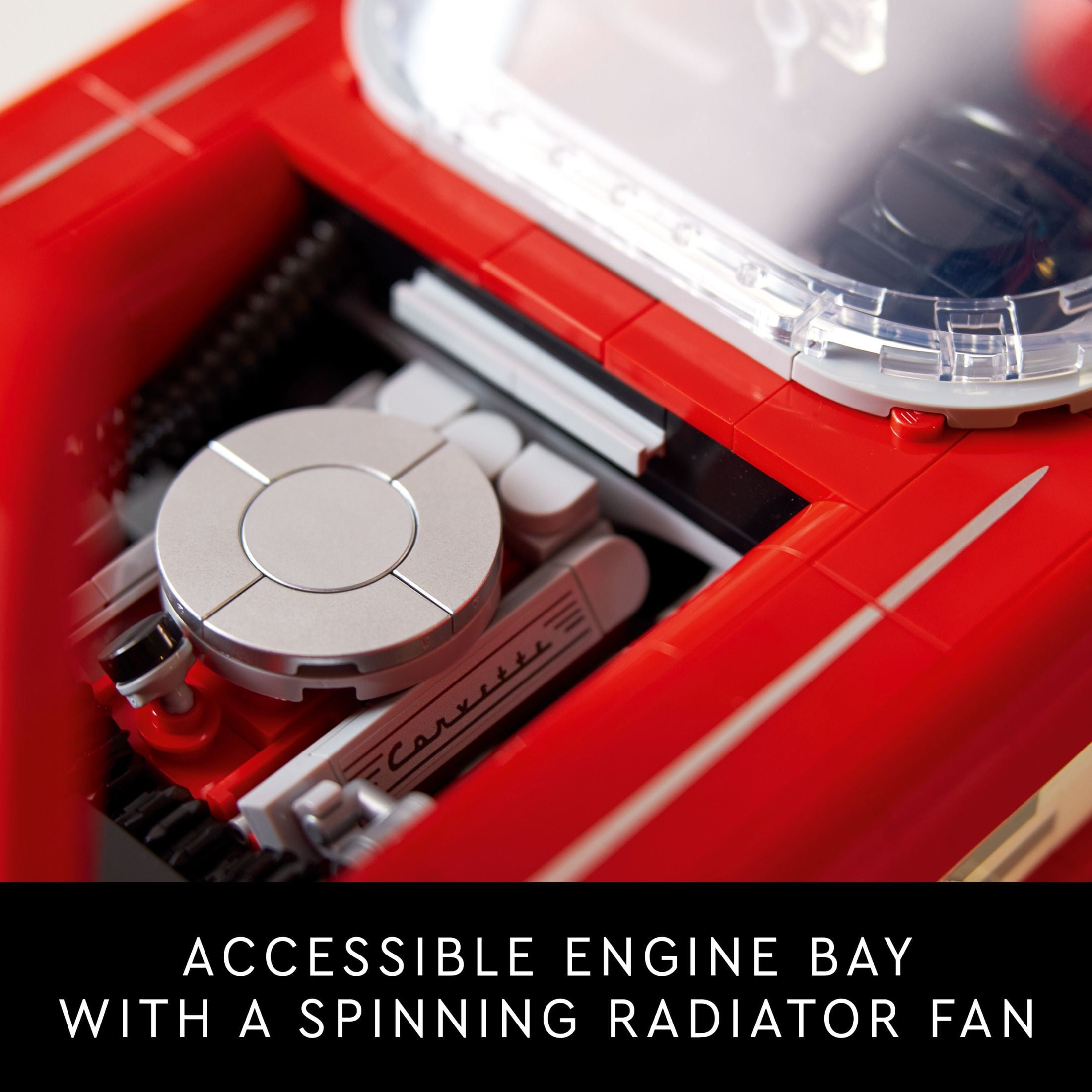 LEGO Icons Corvette Model Car Kit - Buildable DIY Classic Corvette Set for Adults, Ages 18+ - Birthday Gift Idea for Fans of Classic Cars - 10321 - Image 5