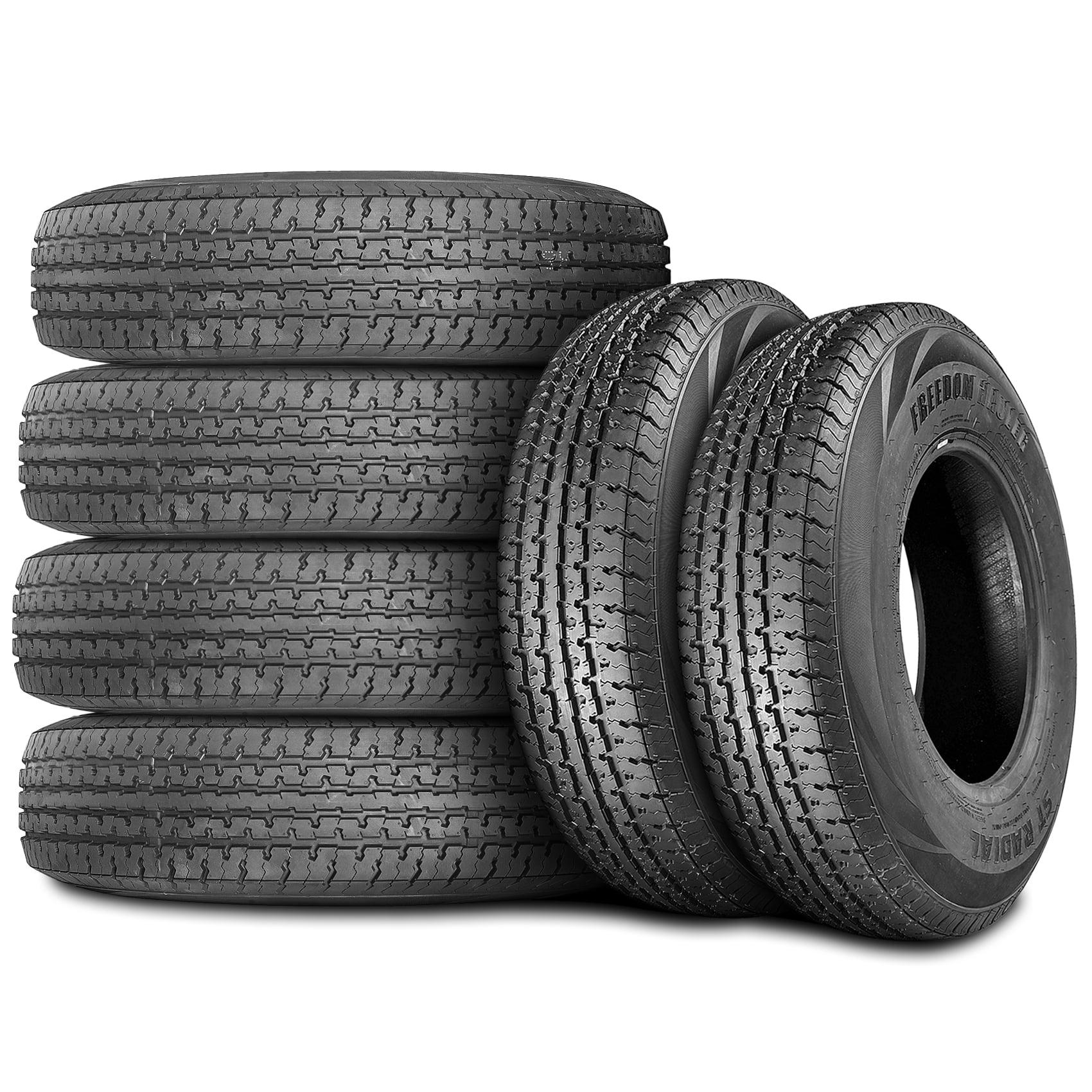 Freedom Hauler St Radial Steel Belted 205/75R15 Load D 8 Ply Trailer Tire - Image 7