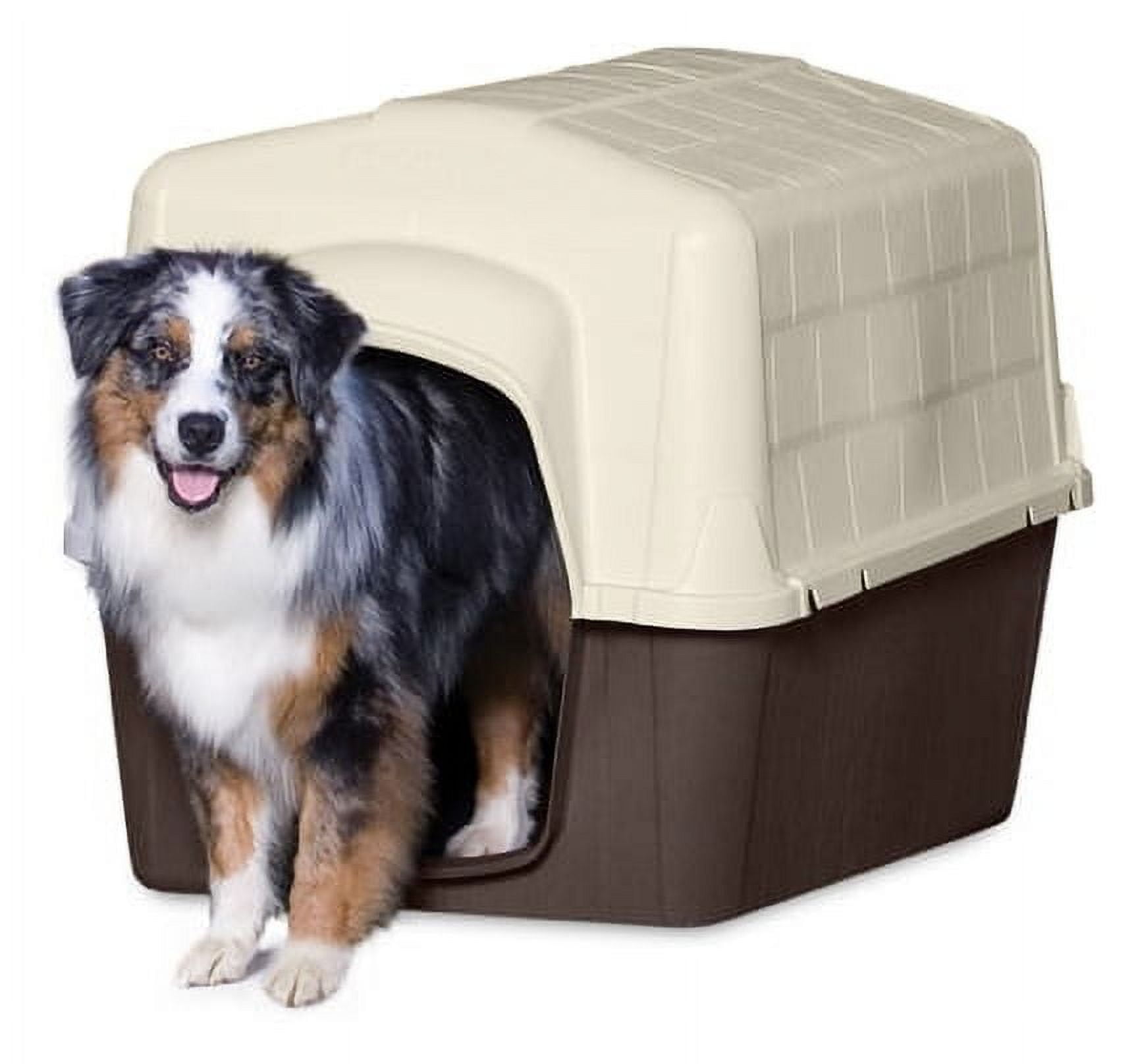 Aspen Petbarn 3 Doghouse, Tan, for Dogs 50 to 70 Pounds - Image 6