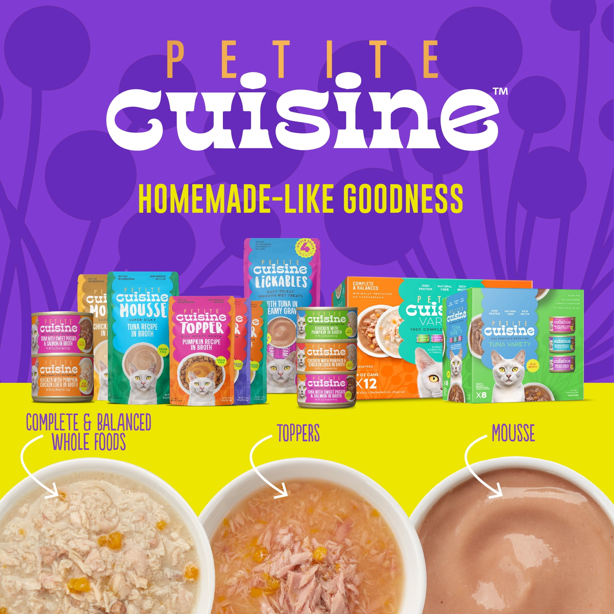 Petite Cuisine Lickables Wet Cat Treats, Chicken in Creamy Gravy, 2 oz. Pouch (12 Count) - Image 7