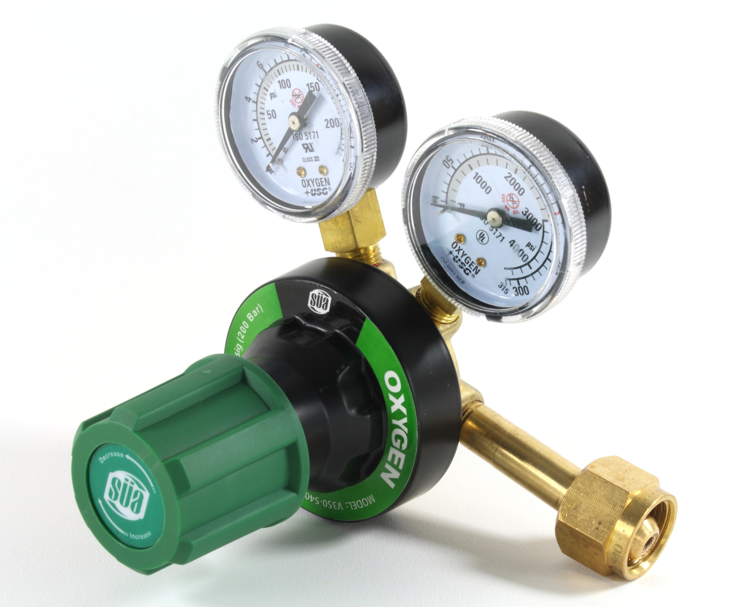 SÜA Oxygen Regulator Welding Gas Gauges - Compatible with Victor - Image 2