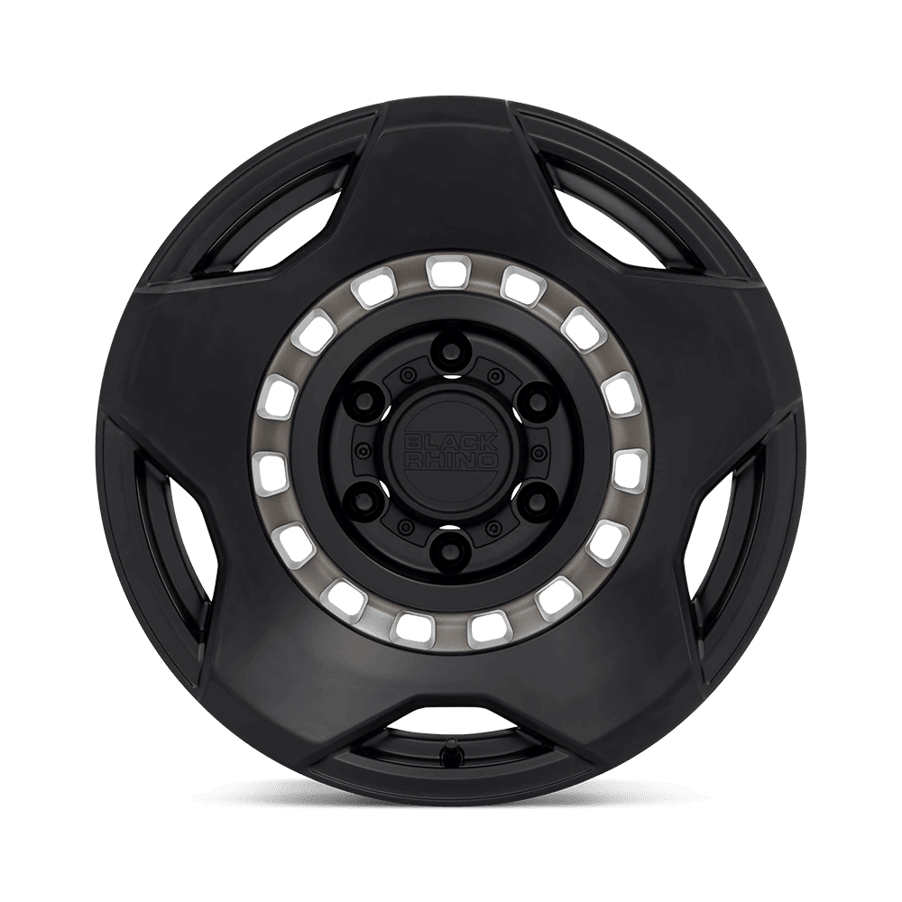 Black Rhino Aluminum Rim MUZZLE 17X9in Matte Black with Machined Tinted Ring Finish, 1790MZE006140M12 - Image 3