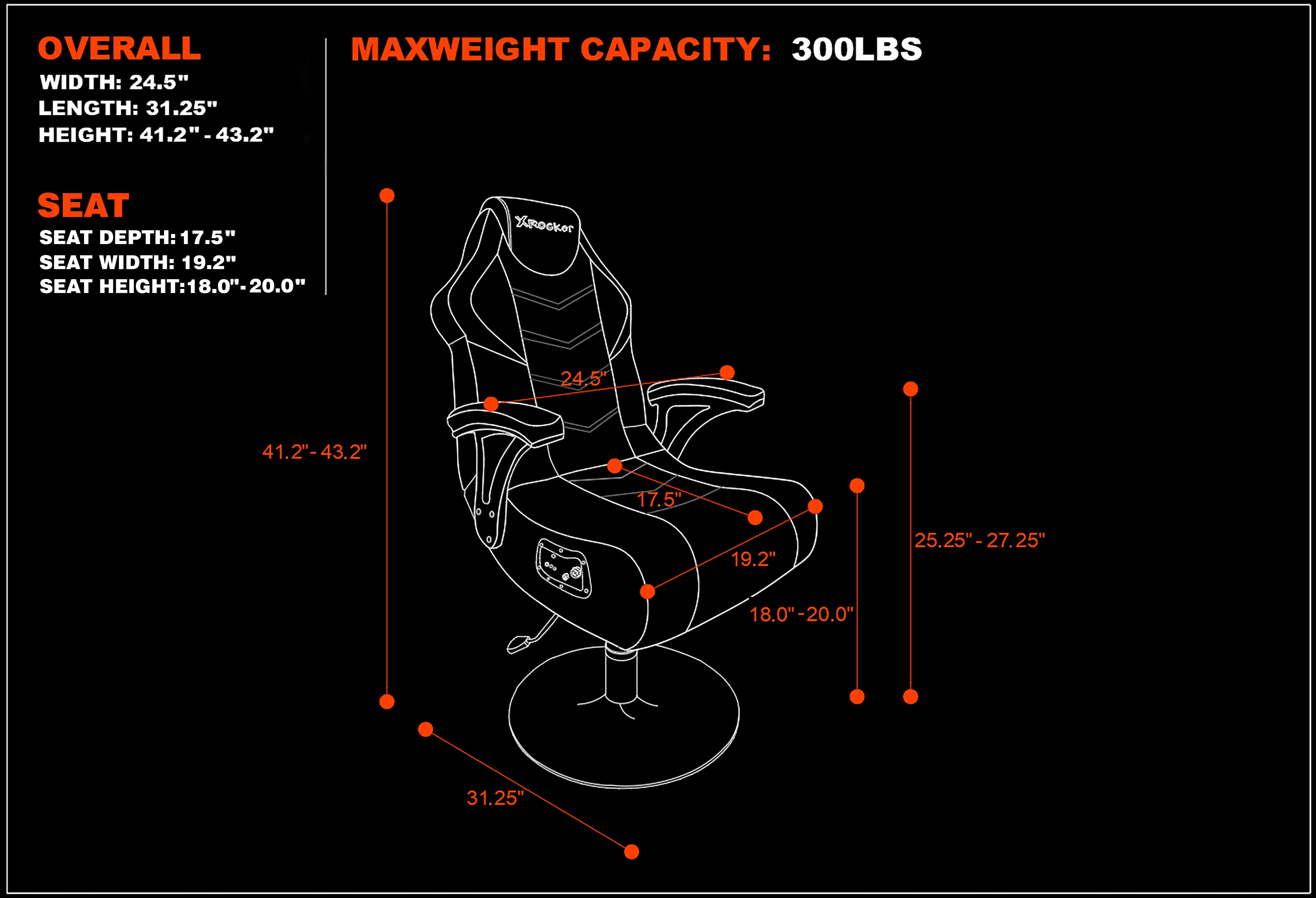 X Rocker Nemesis RGB Pedestal Gaming Chair, Black - Image 14