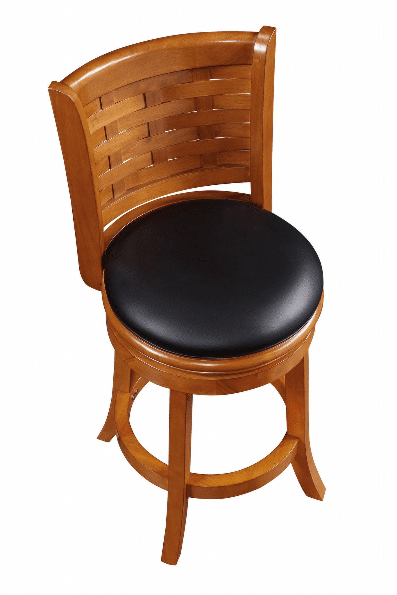 Boraam Sumatra 24" Swivel Counter Stool, Brush Oak - Image 6