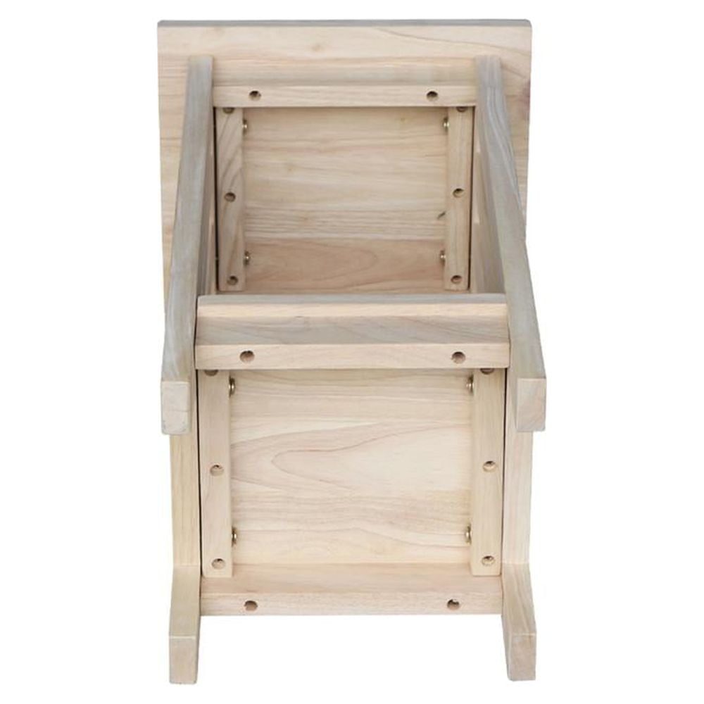 International Concepts 24-in Mission Wood Plant Stand, Unfinished - Image 3