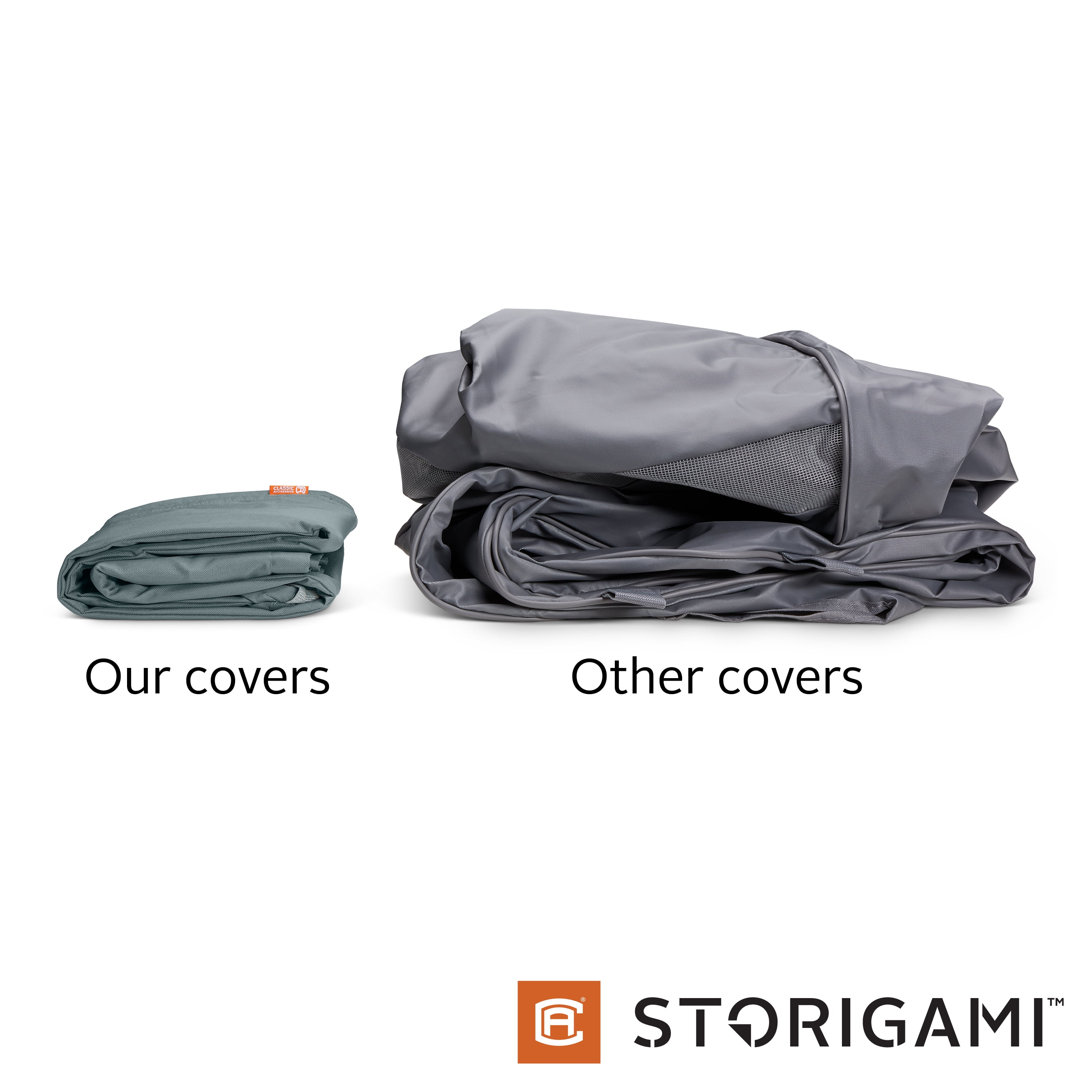 Classic Accessories Storigami Easy Fold Water-Resistant 58 Inch BBQ Grill Cover, Charcoal Black - Image 7