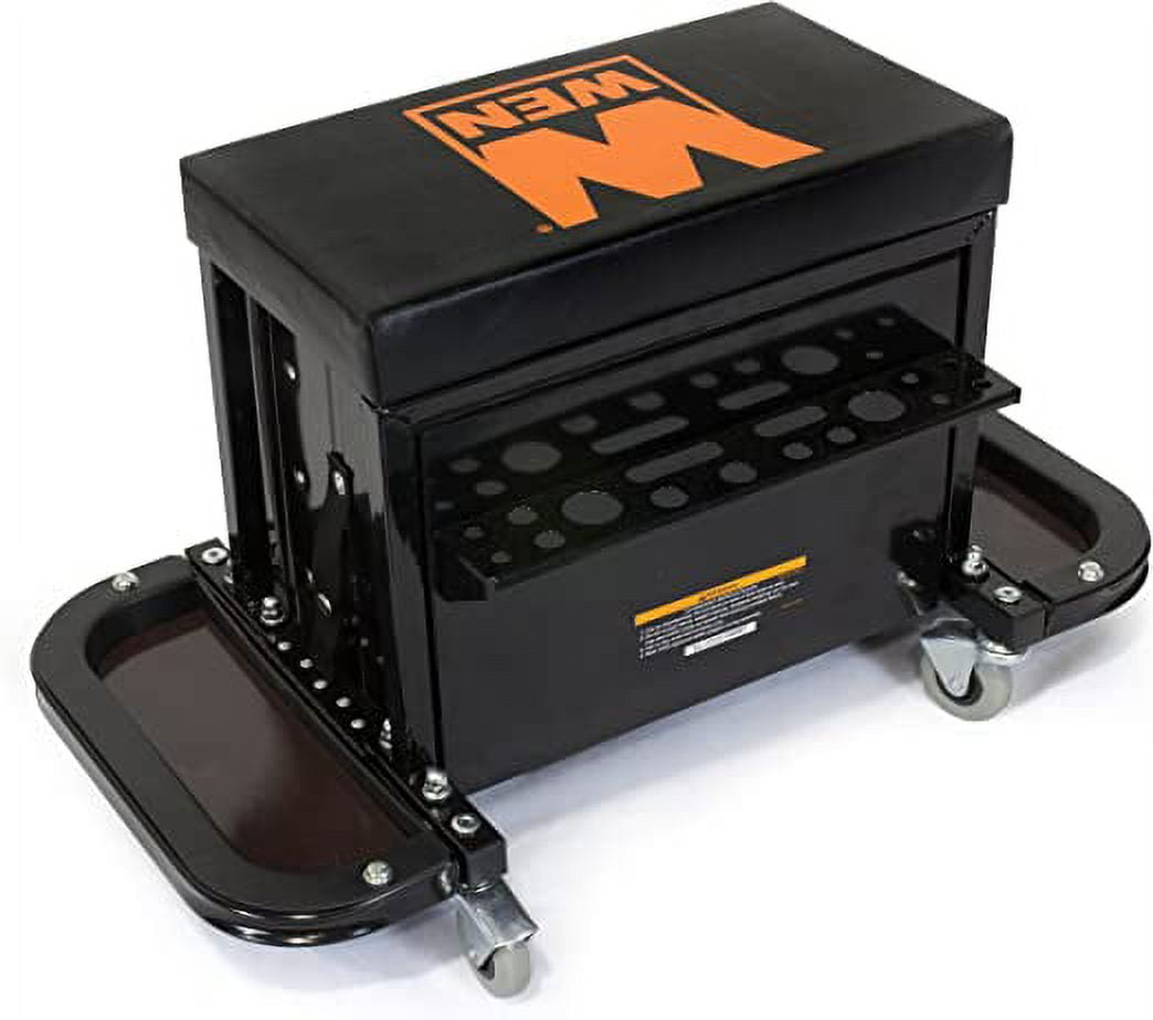 WEN,27.2 lb, 16.50" Glider Rolling Tool Chest Black - Image 2